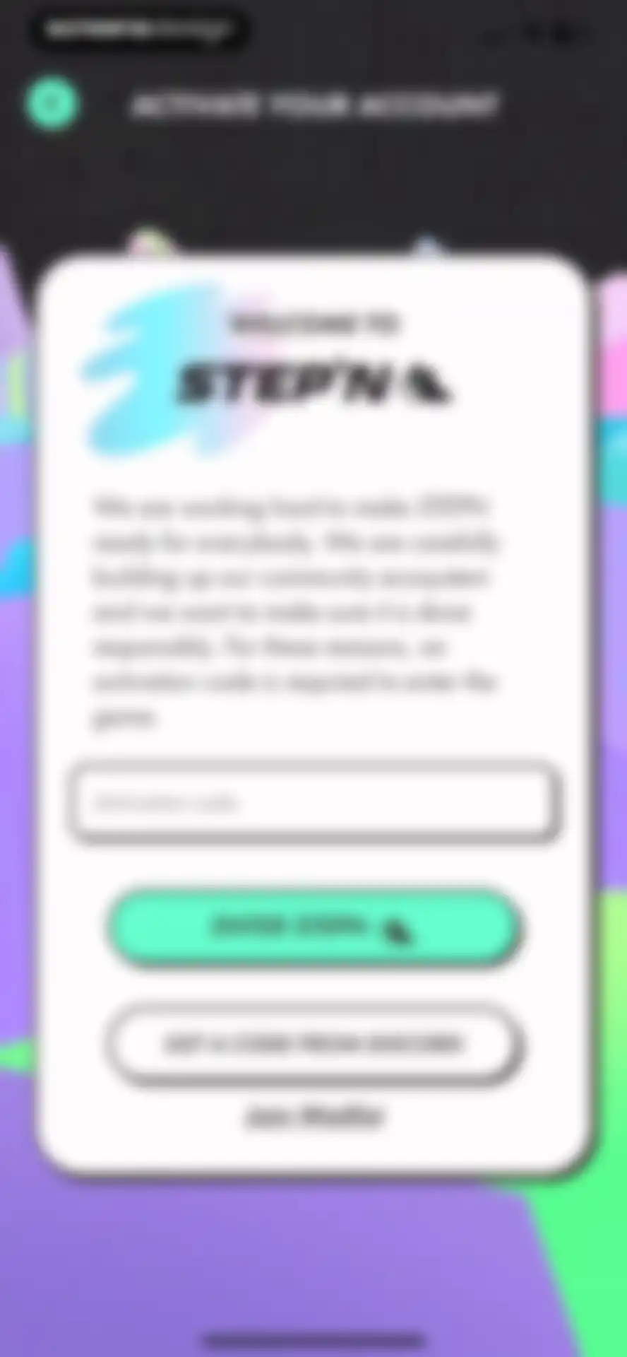STEPN screen 5