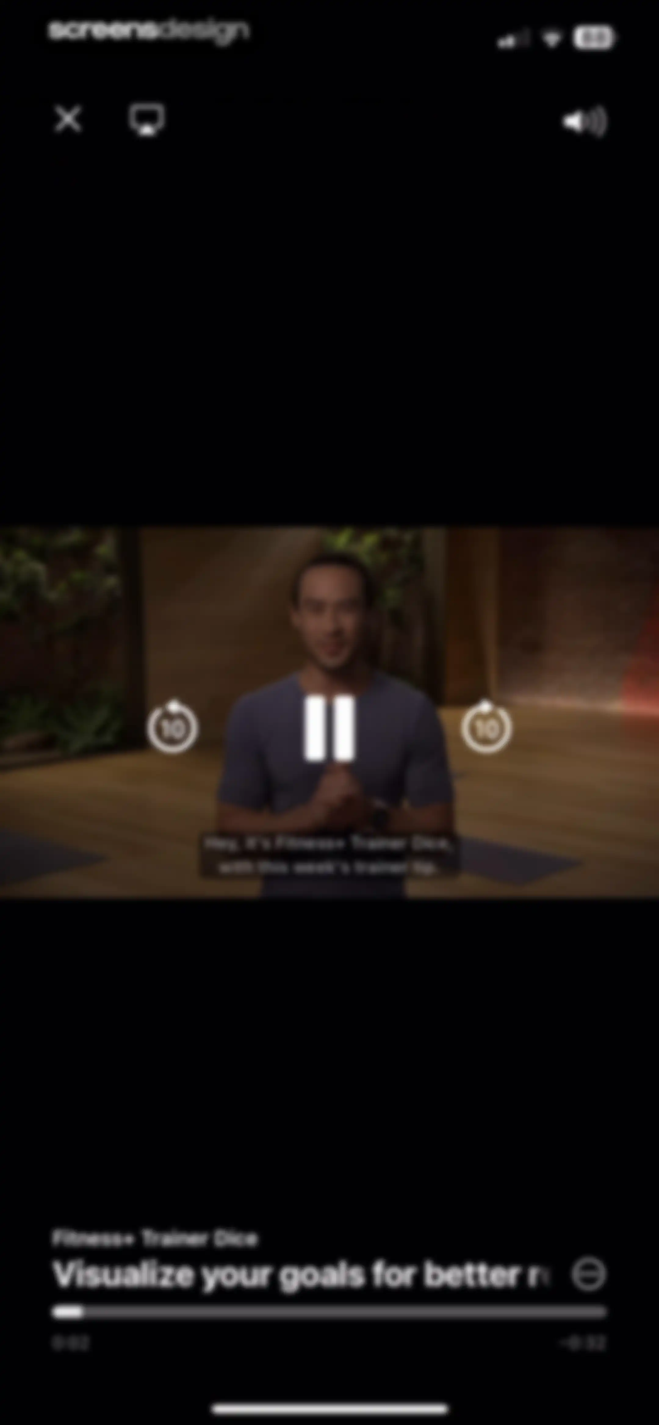 Apple Fitness screen 124