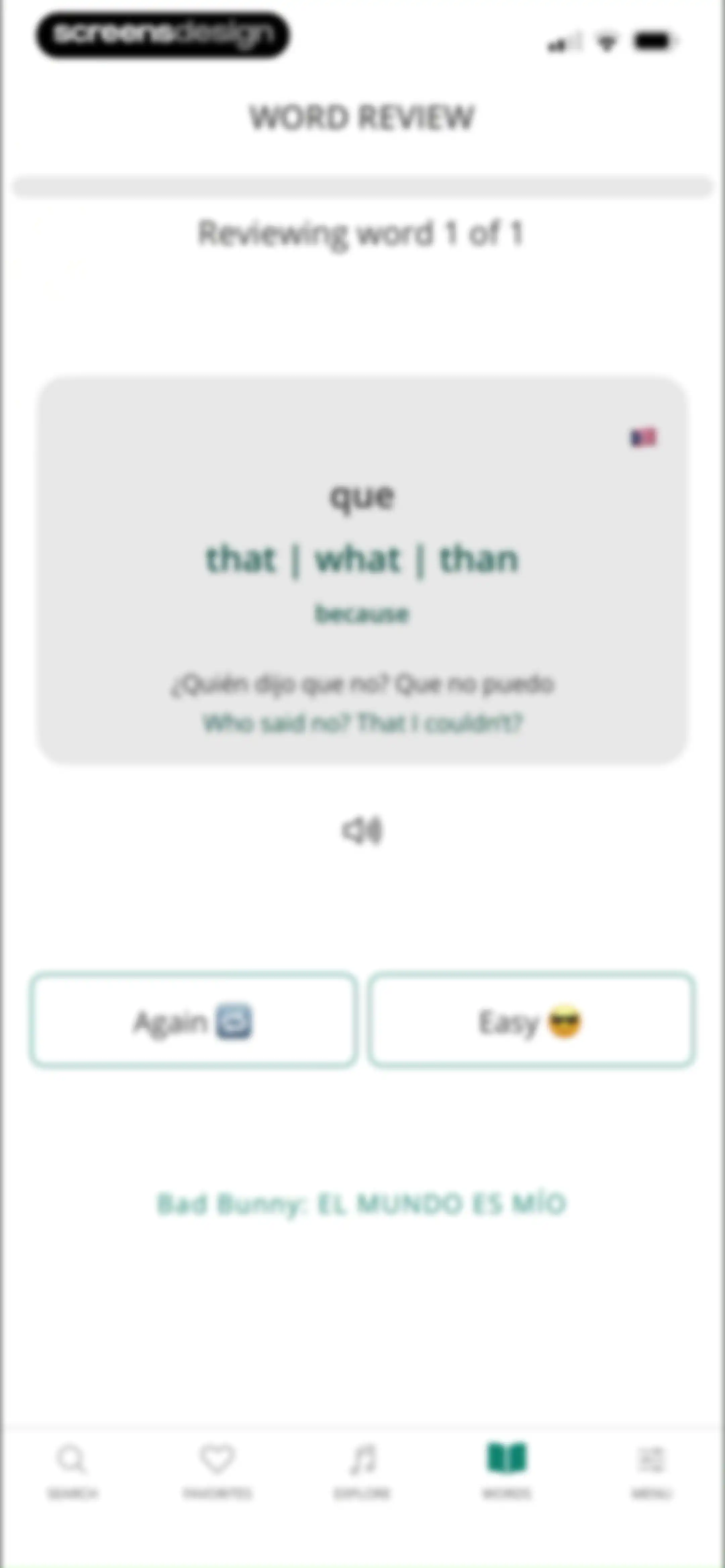 LyricFluent: Learn Languages screen 116