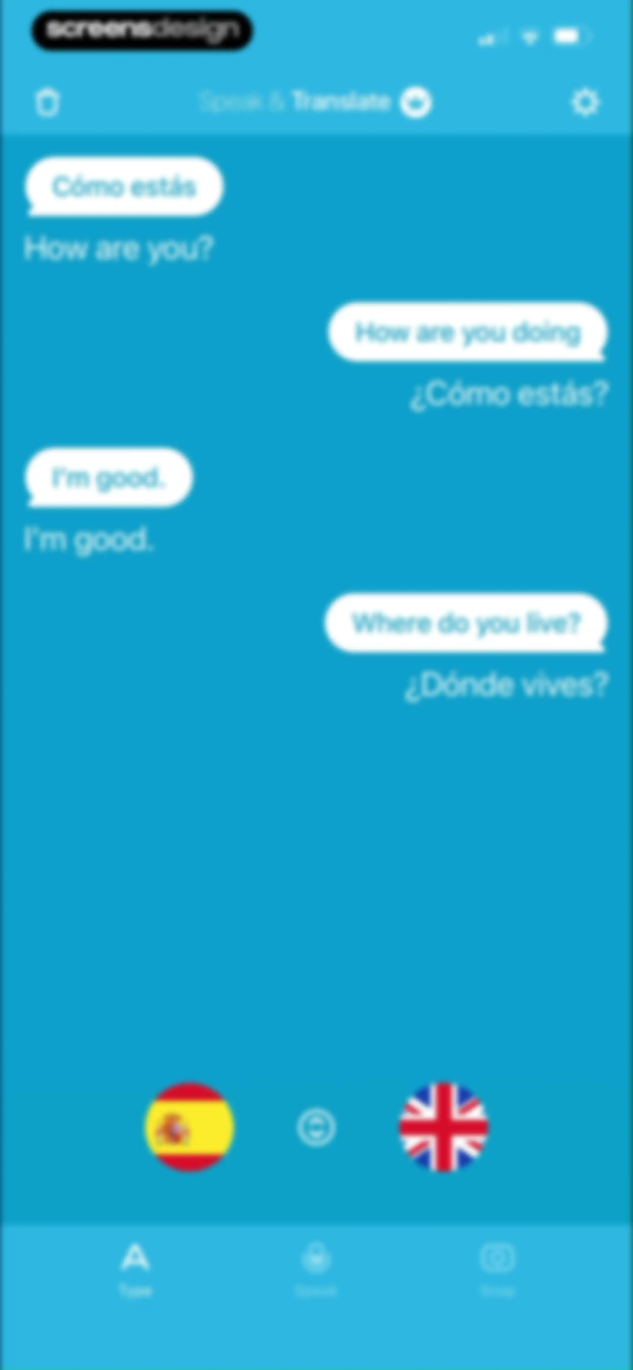 Speak & Translate - Translator screen 34