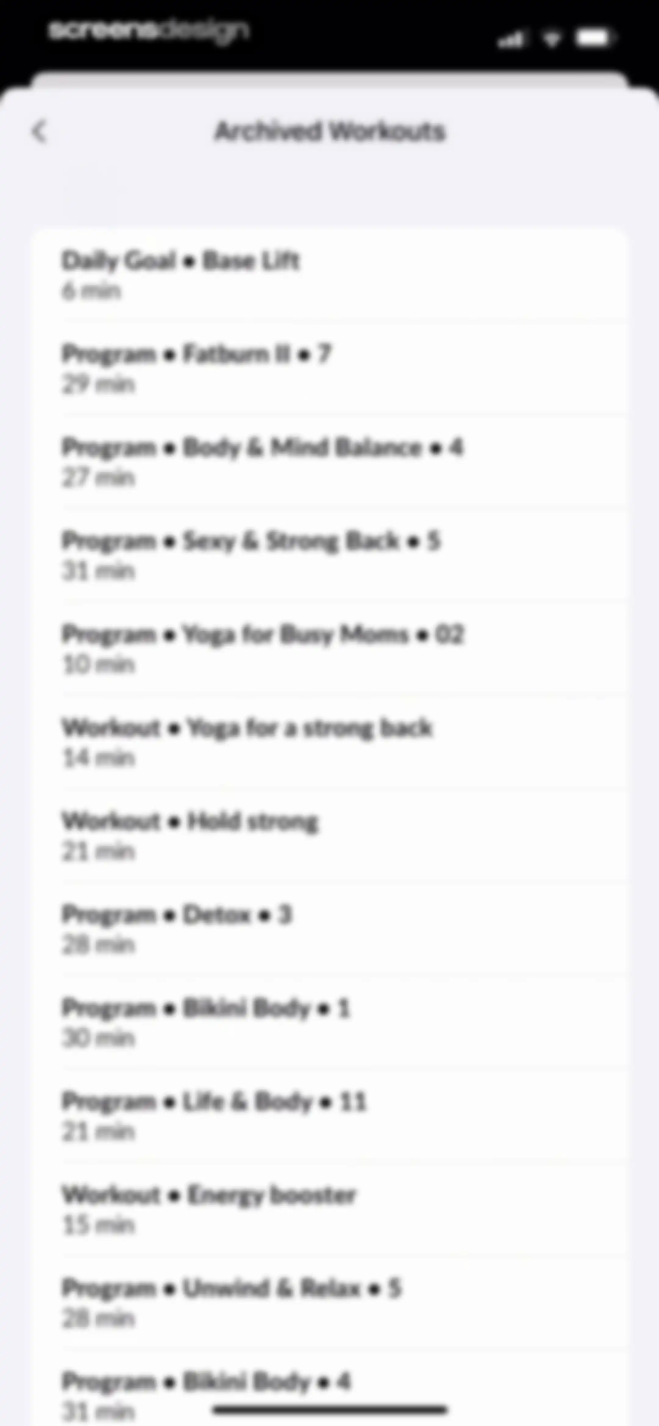 Asana Rebel: Get in Shape screen 113