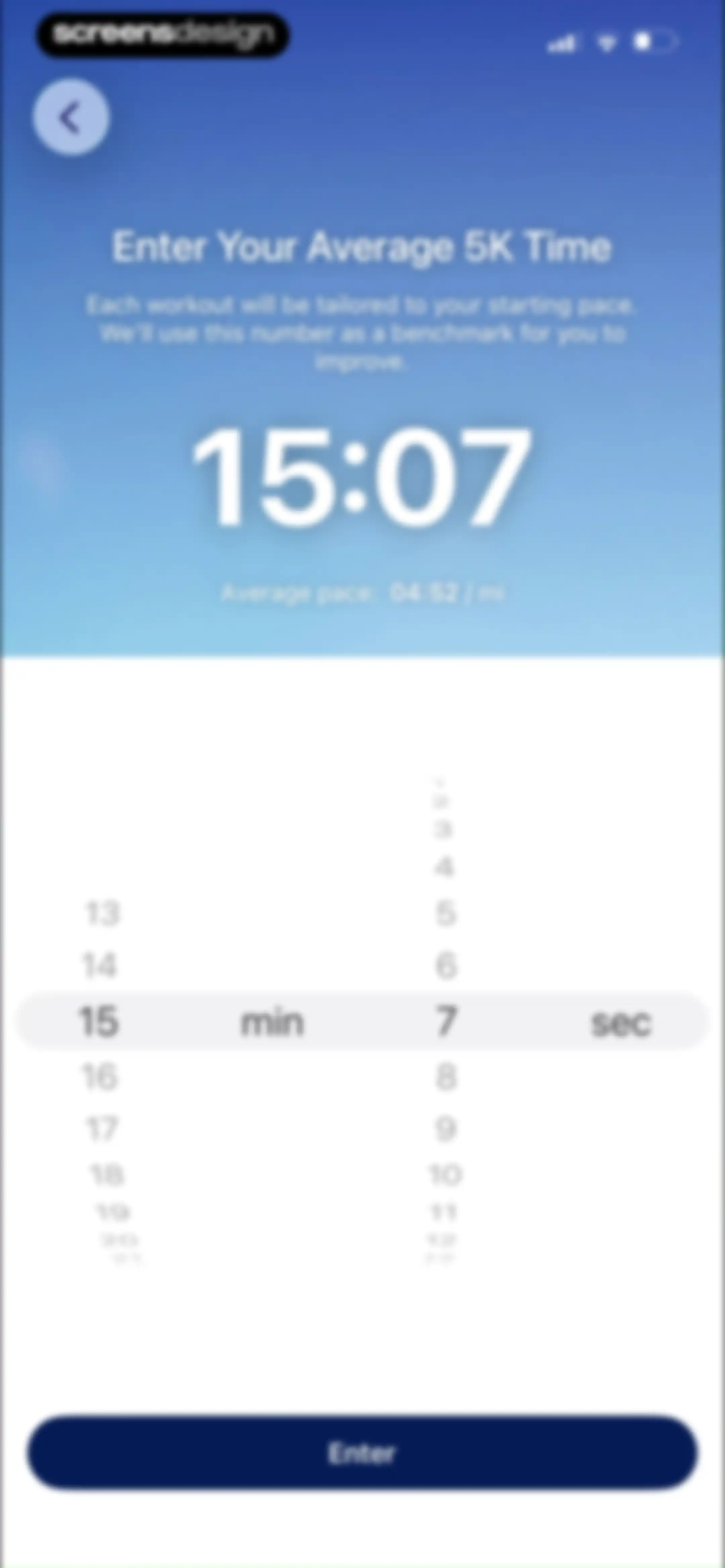 ASICS Runkeeper—Run Tracker screen 202