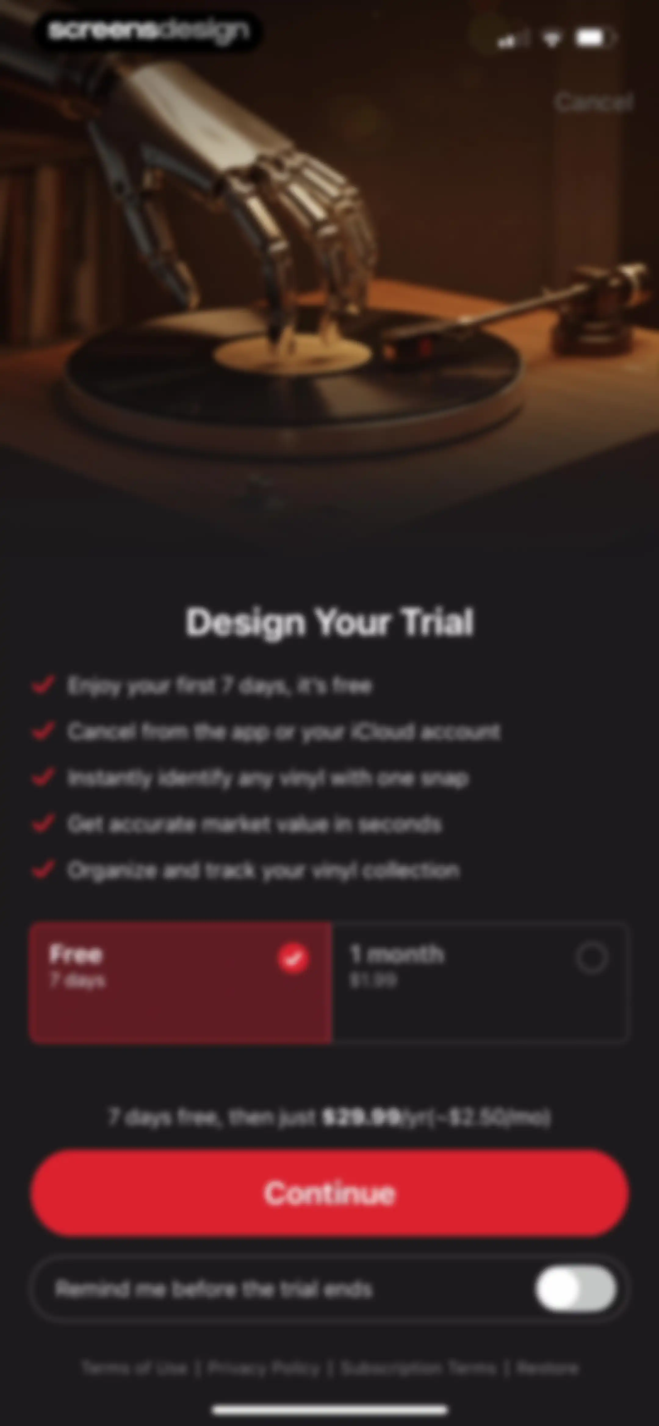 VinylSnap: Scan & Value Record screen 10
