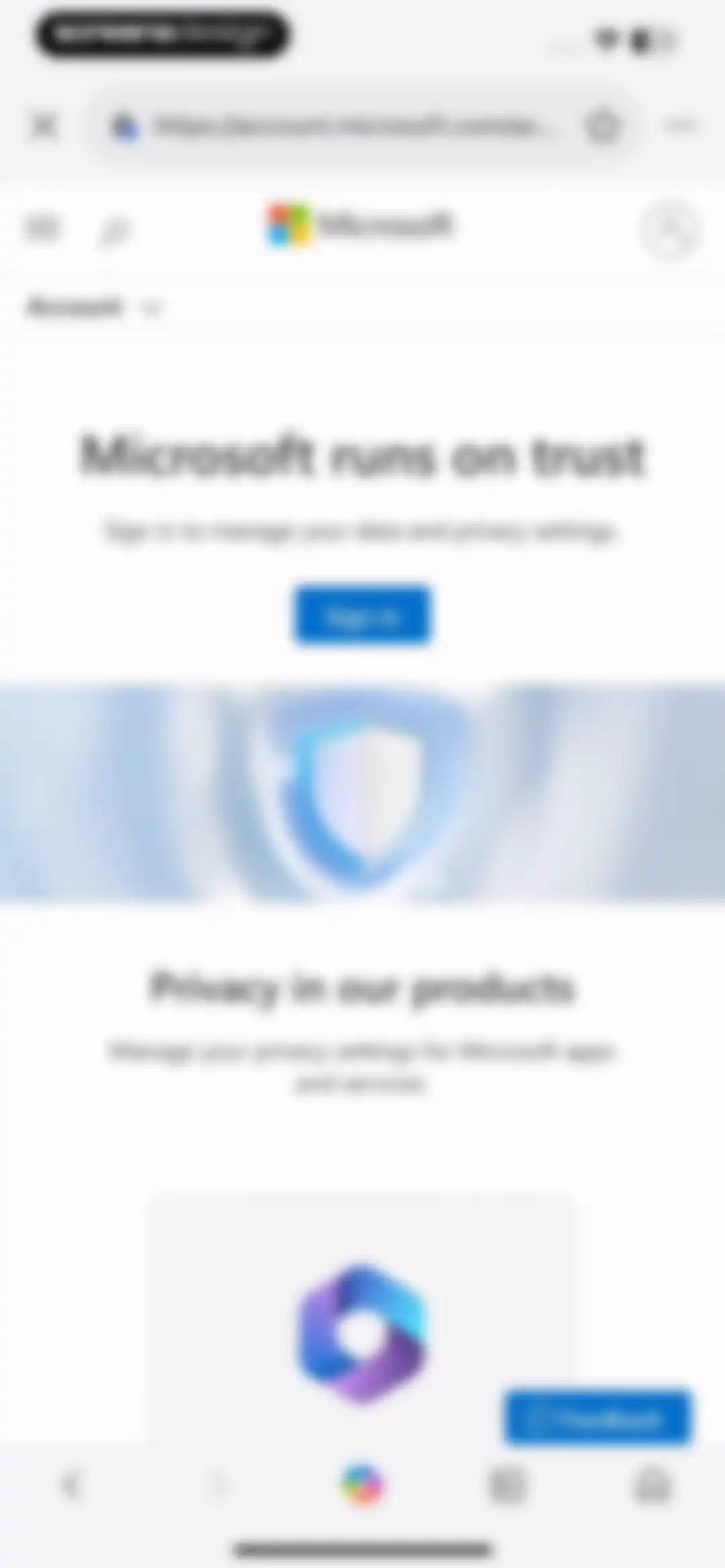 Microsoft Bing Search screen 275