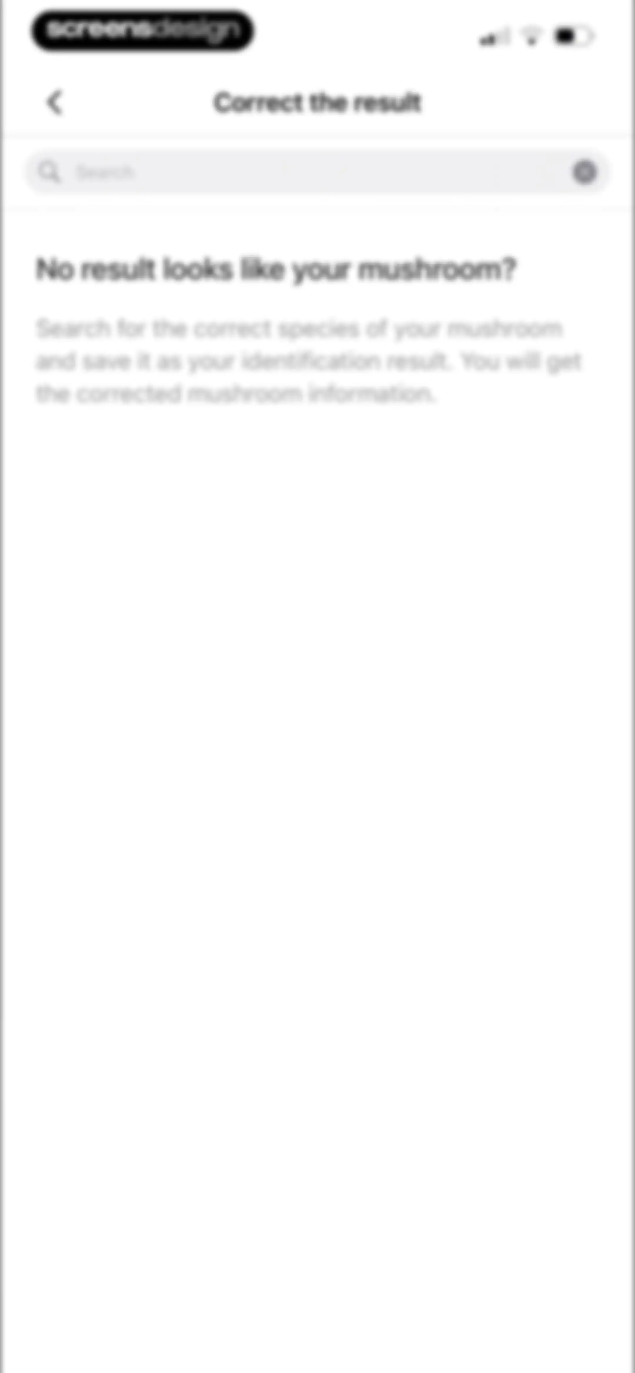 Picture Mushroom: Identifier screen 103
