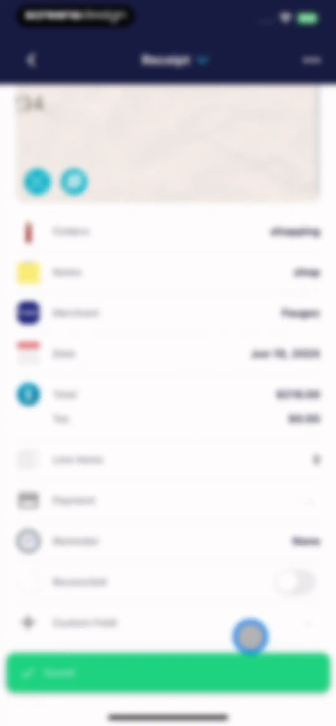 SimplyWise: Receipts, Expenses screen 36
