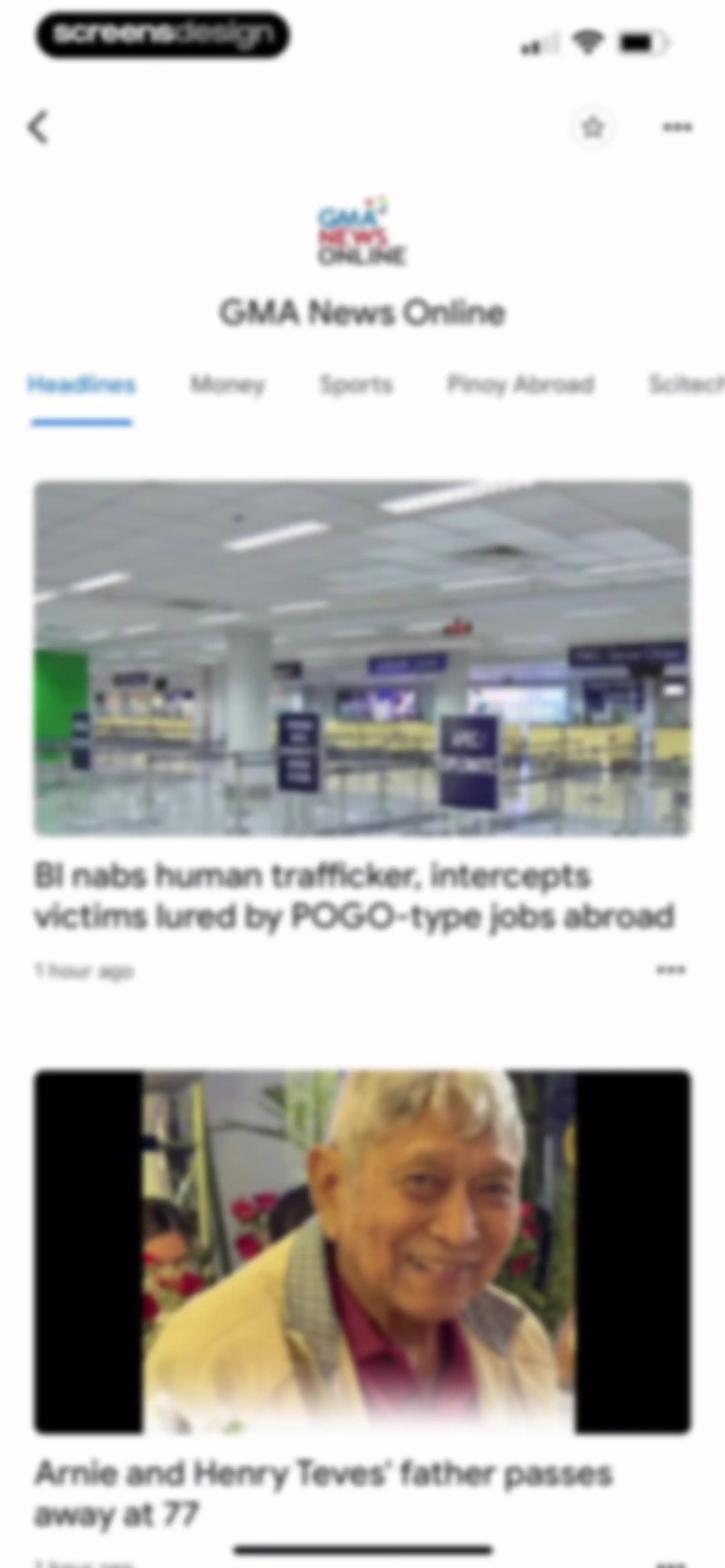 Google News screen 17