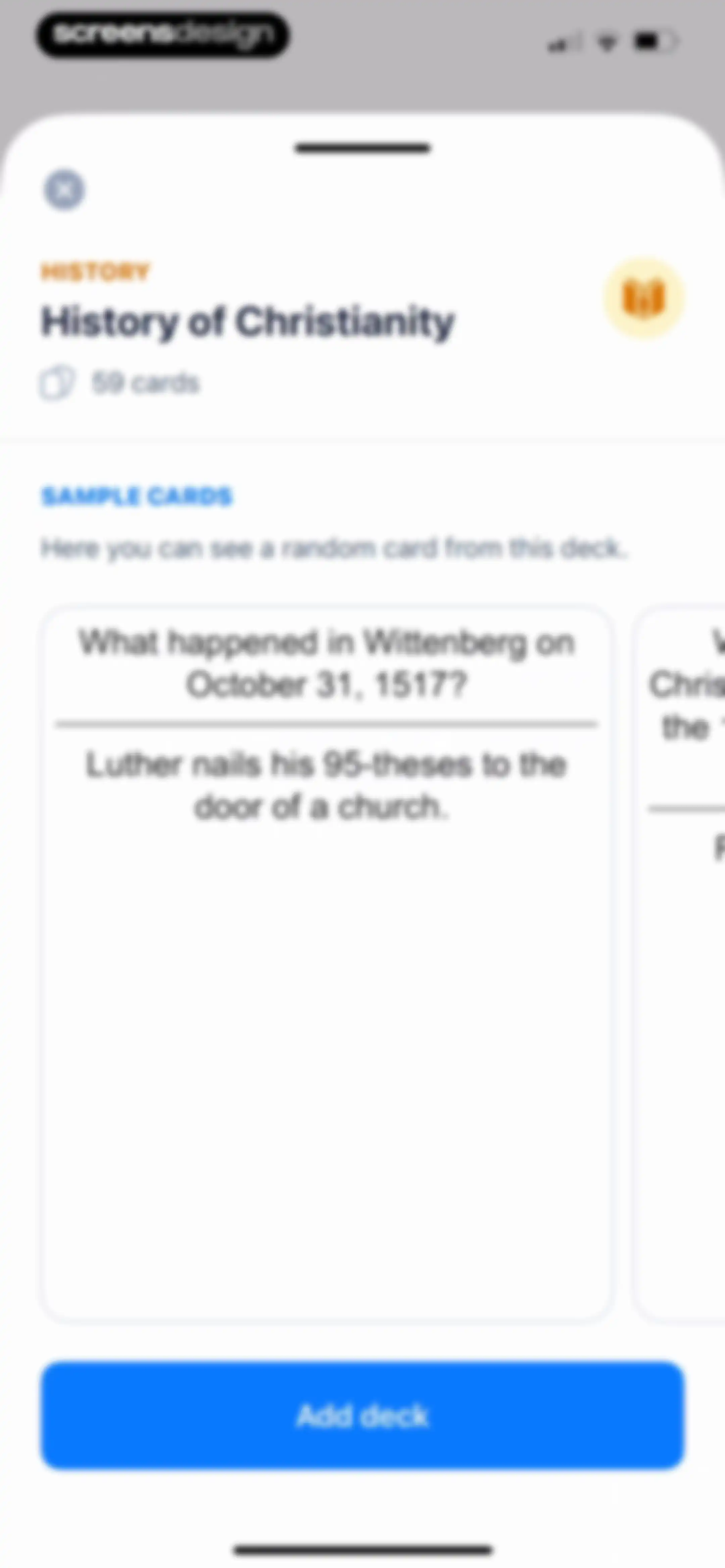 Mopiq: AI Flashcards Learning screen 30