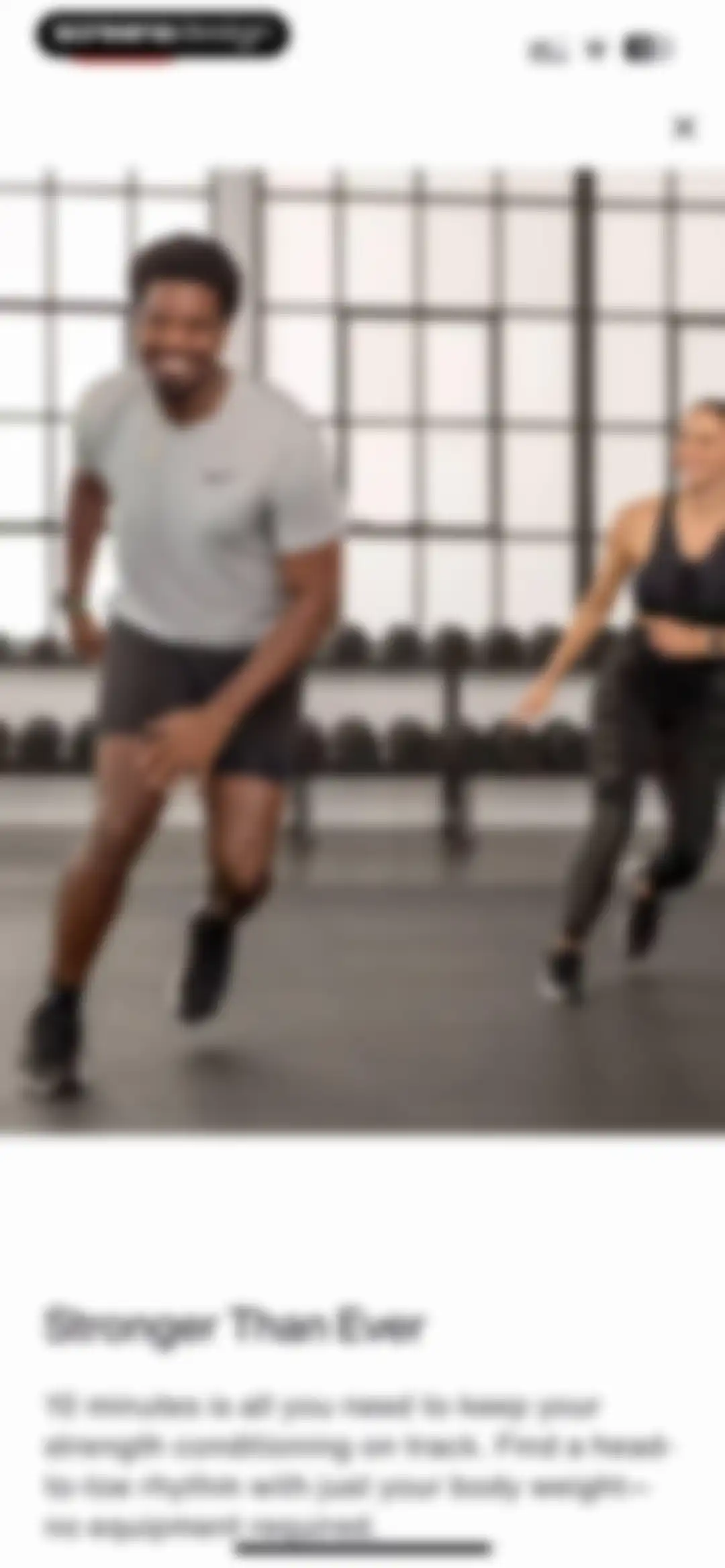 Nike Training Club screen 46