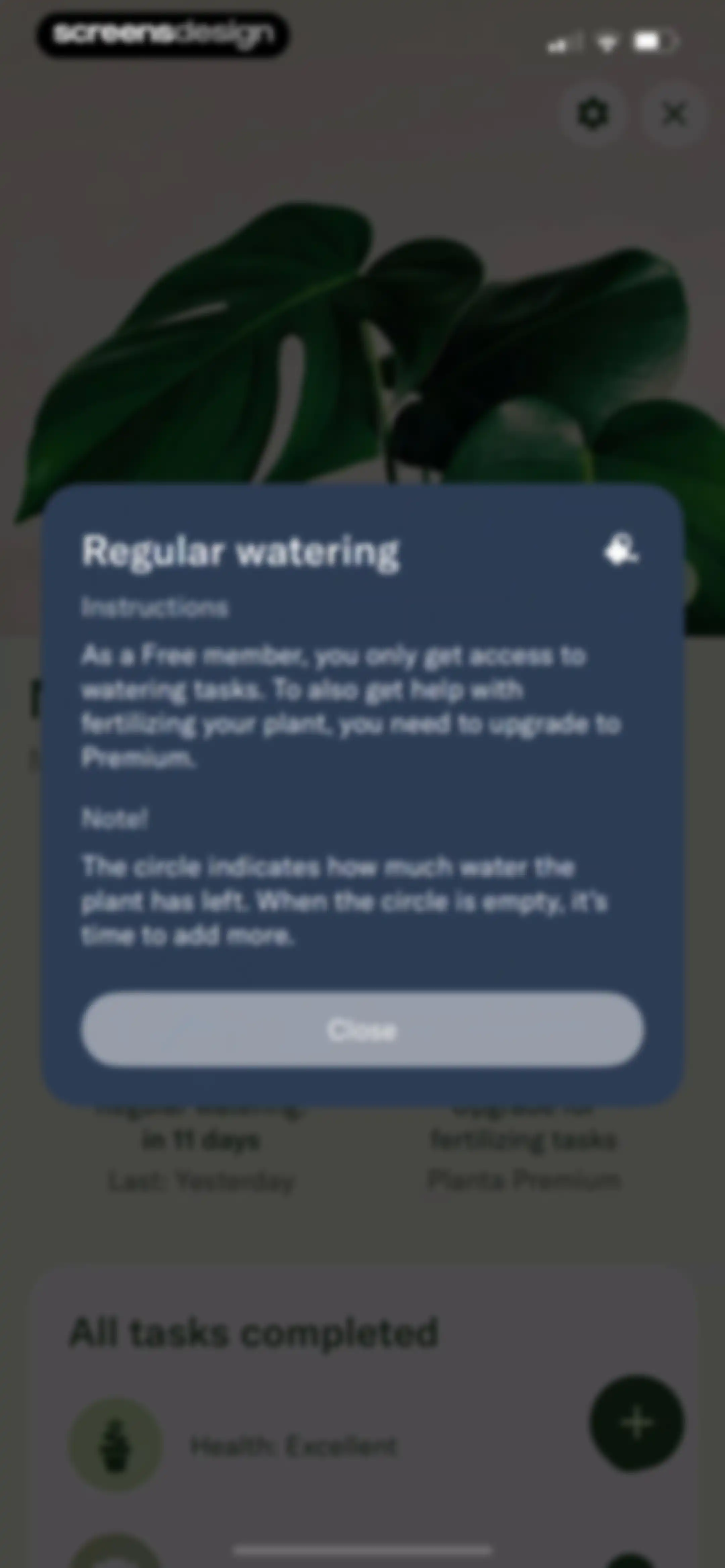 Planta: Plant & Garden Care screen 47