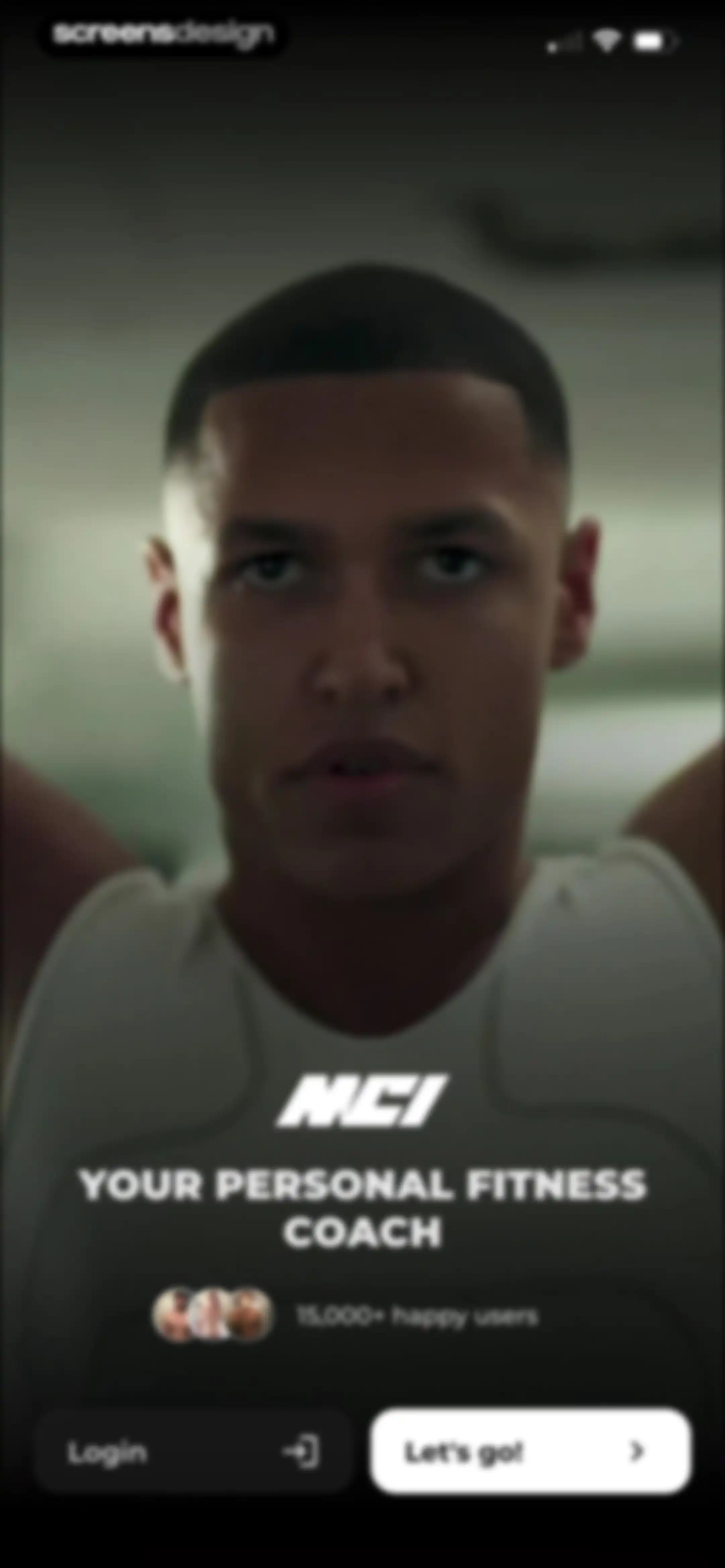 MCI - Personal Training AI screen 3