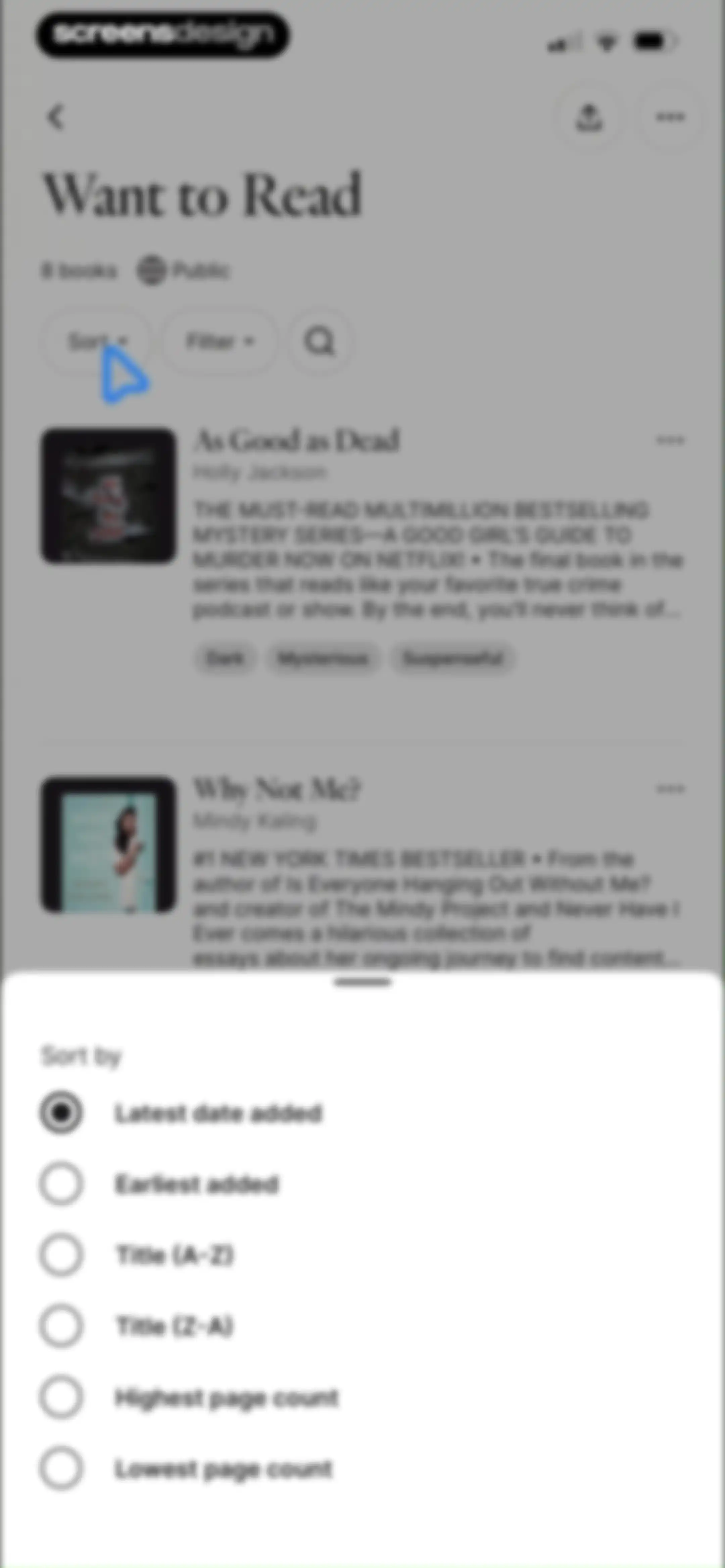 Fable: Track & Discuss Books screen 175