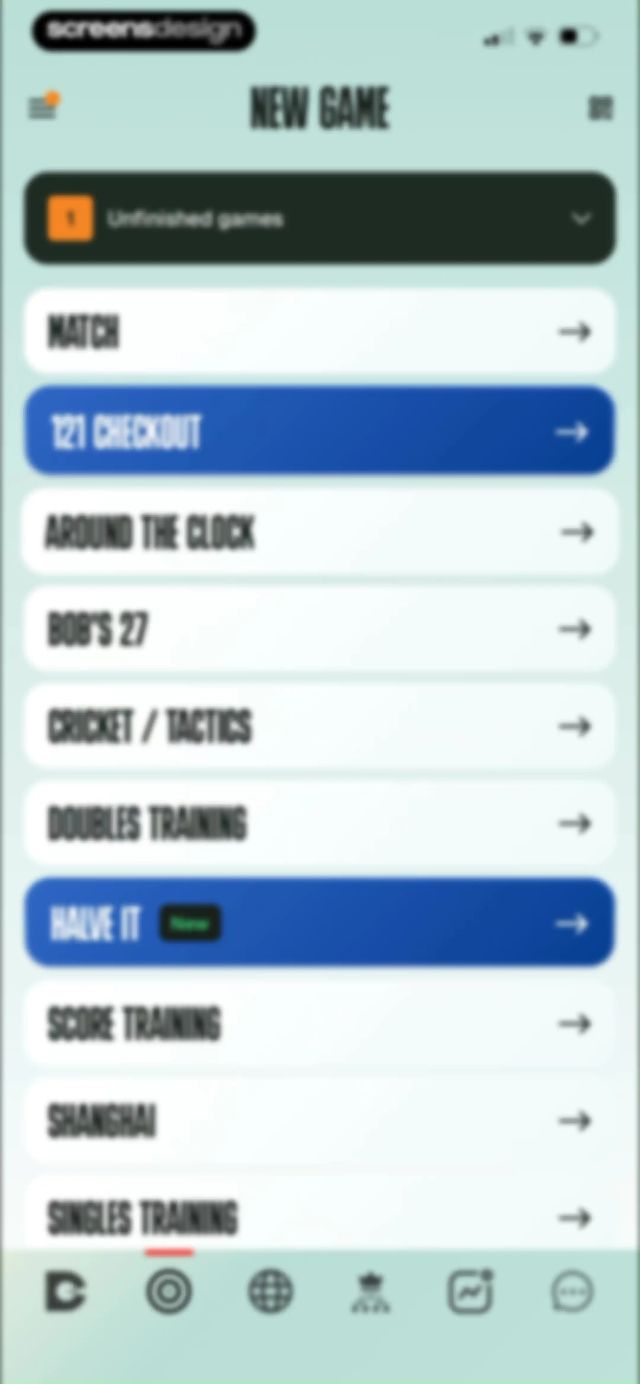 DartCounter screen 114