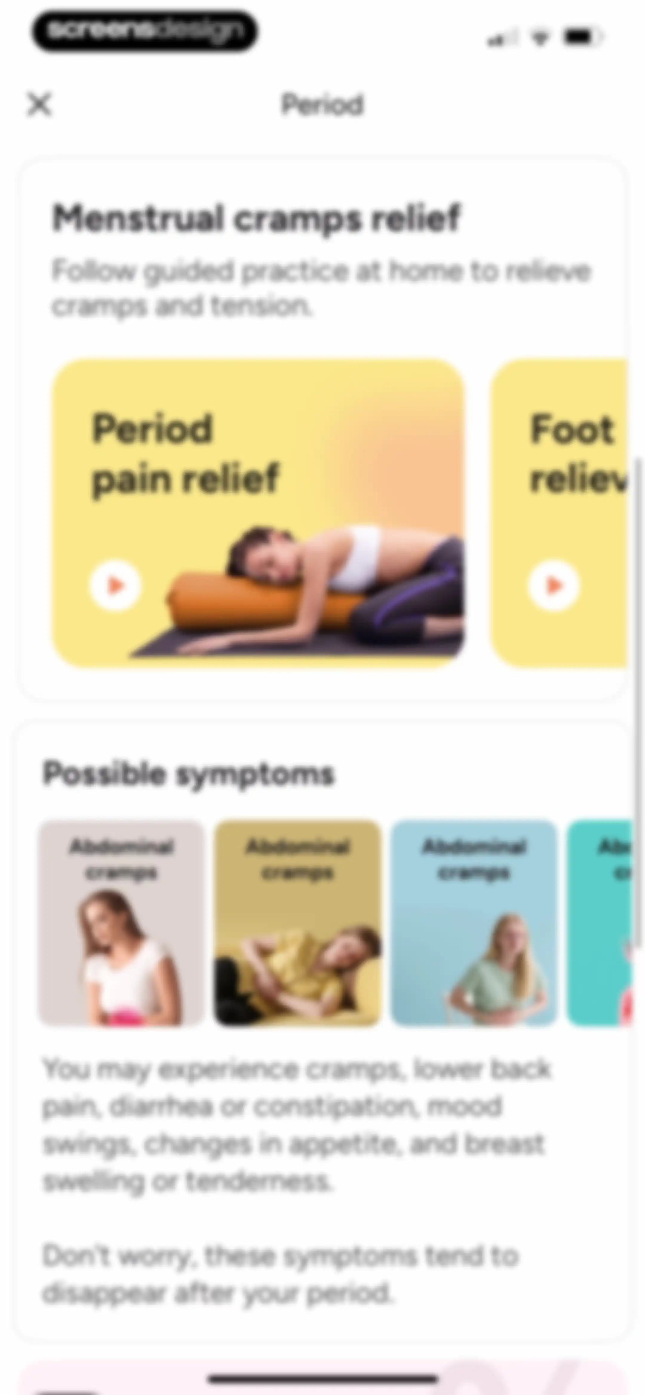 Period Tracker Period Calendar screen 65
