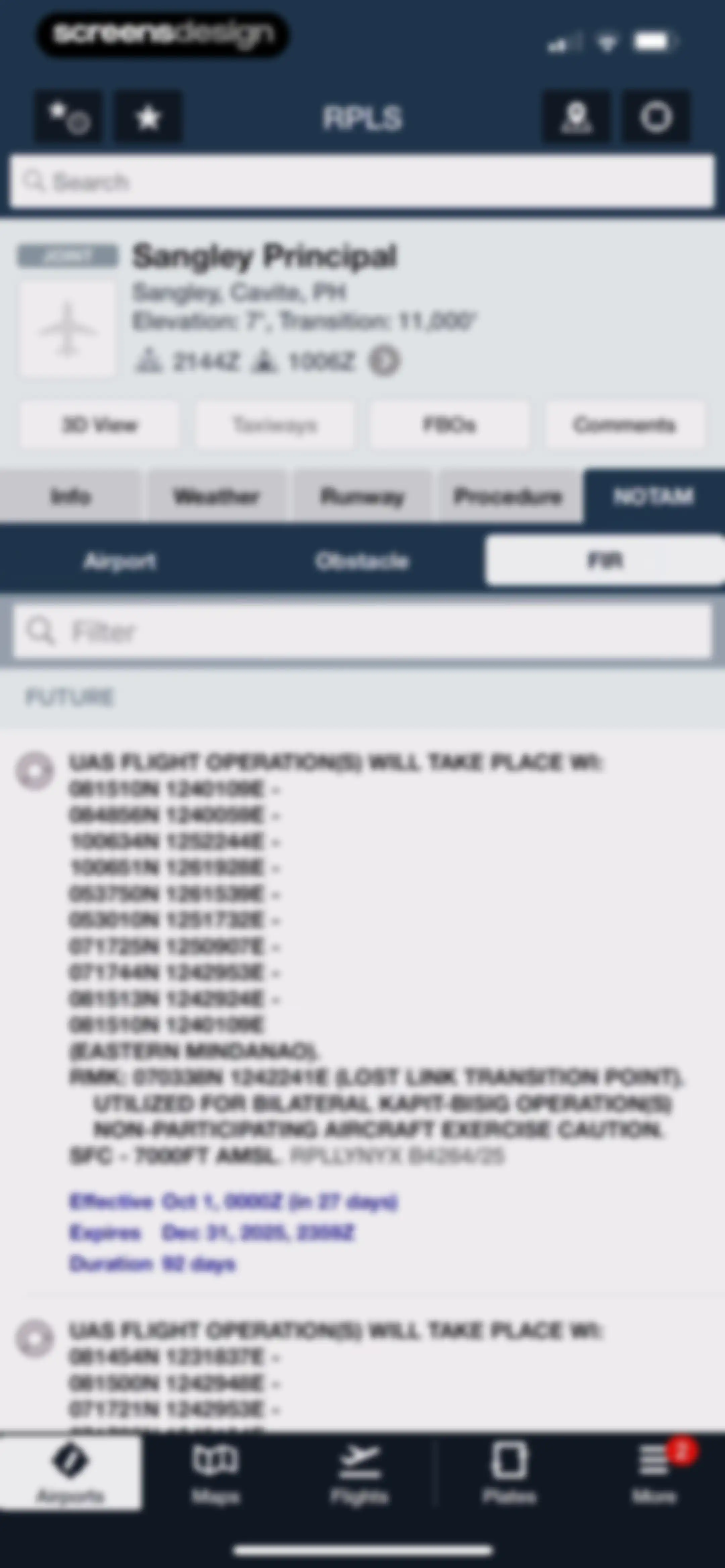 ForeFlight Mobile EFB screen 103