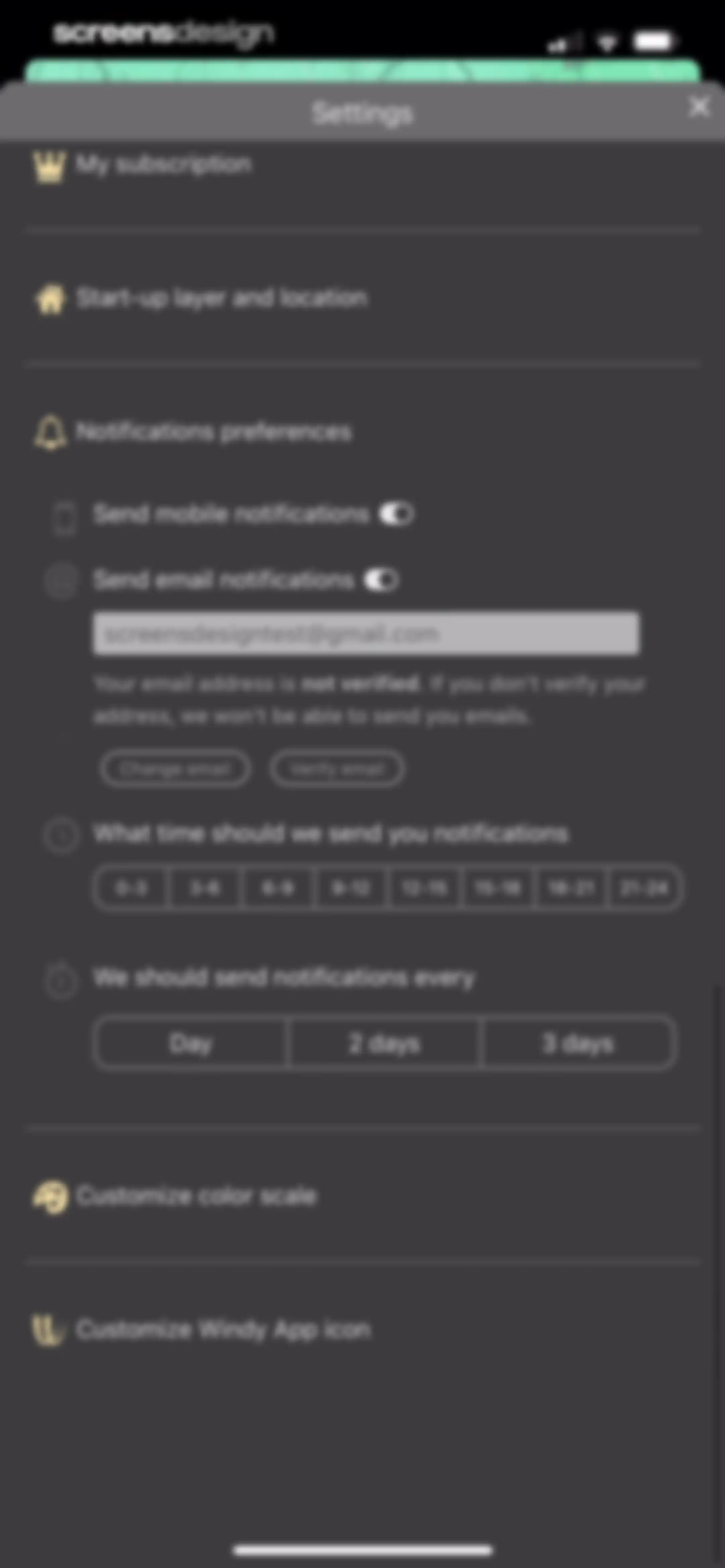 Windy.com screen 75