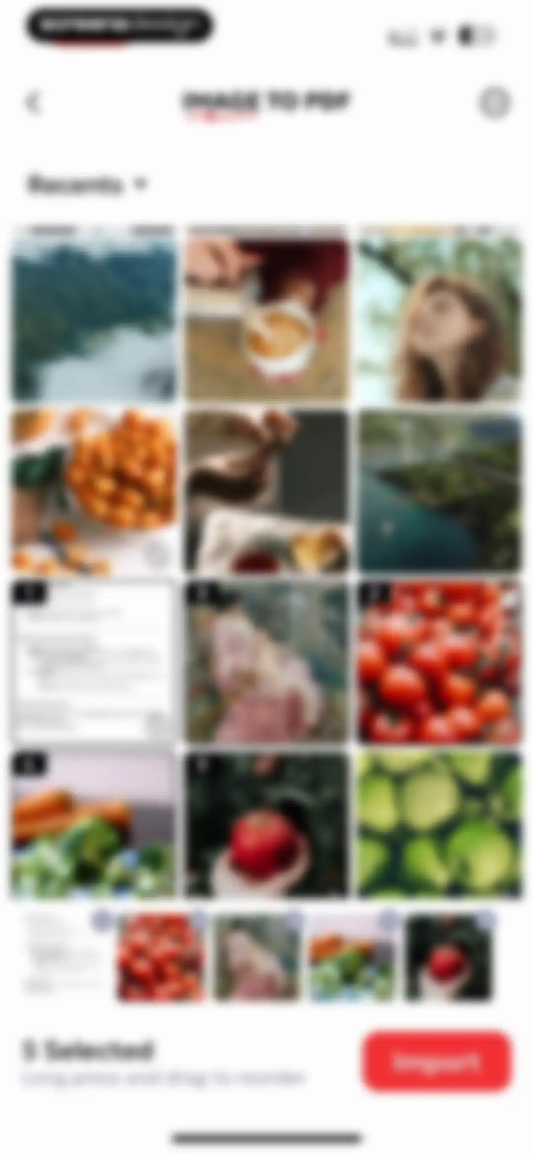 Image to PDF Converter · Edit screen 18
