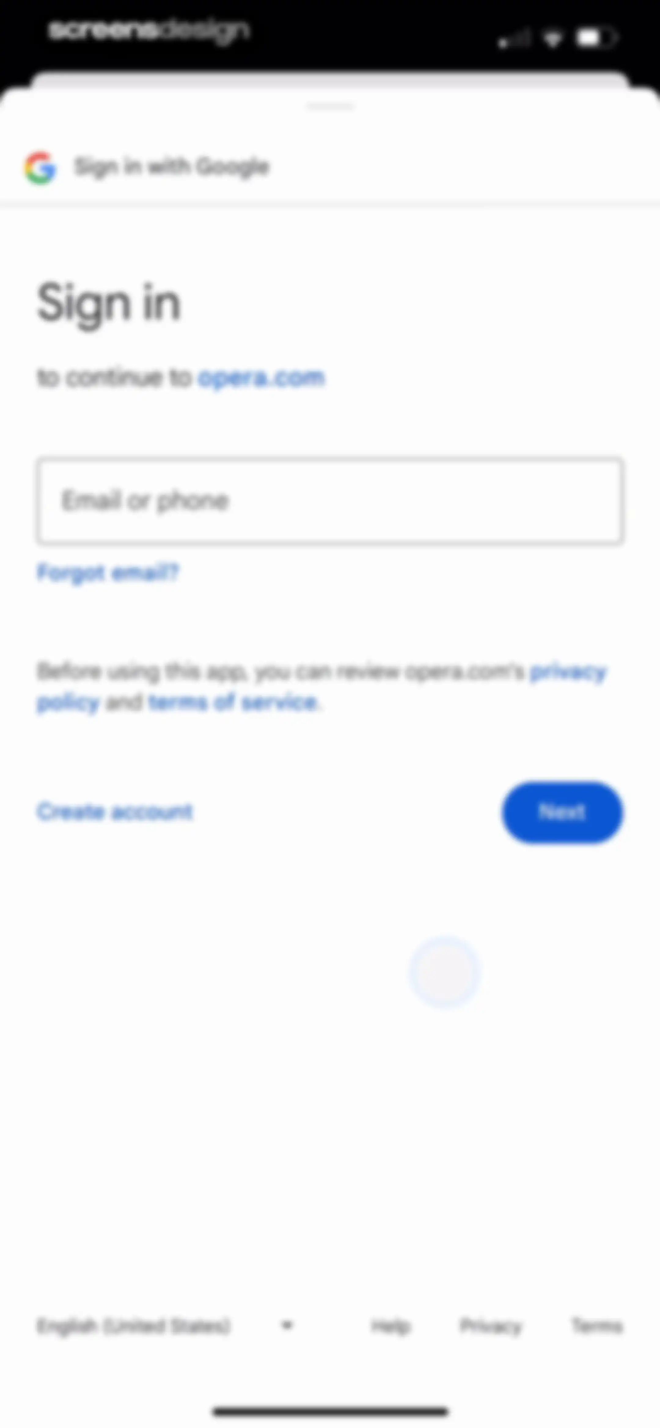 Opera: AI browser with VPN screen 79