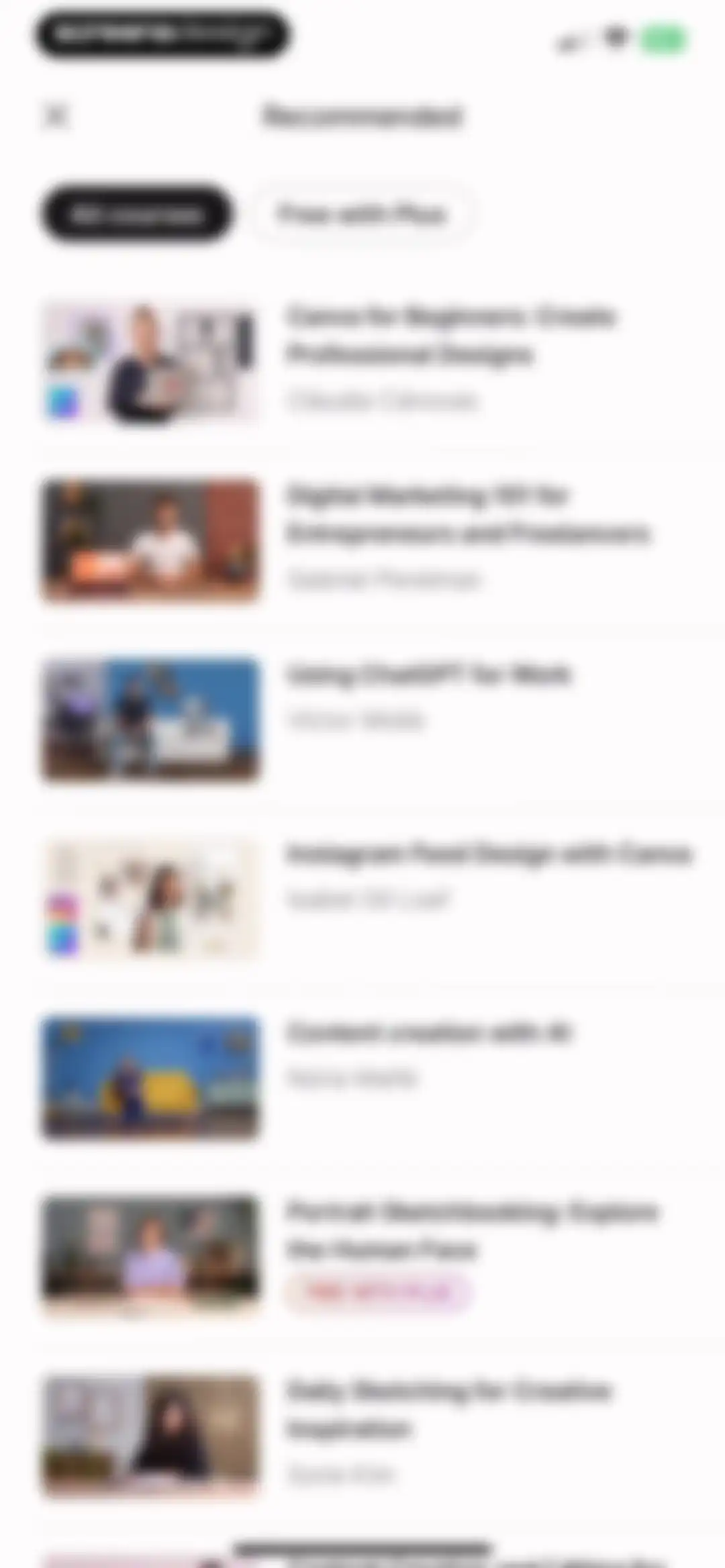 Domestika - Online courses screen 40