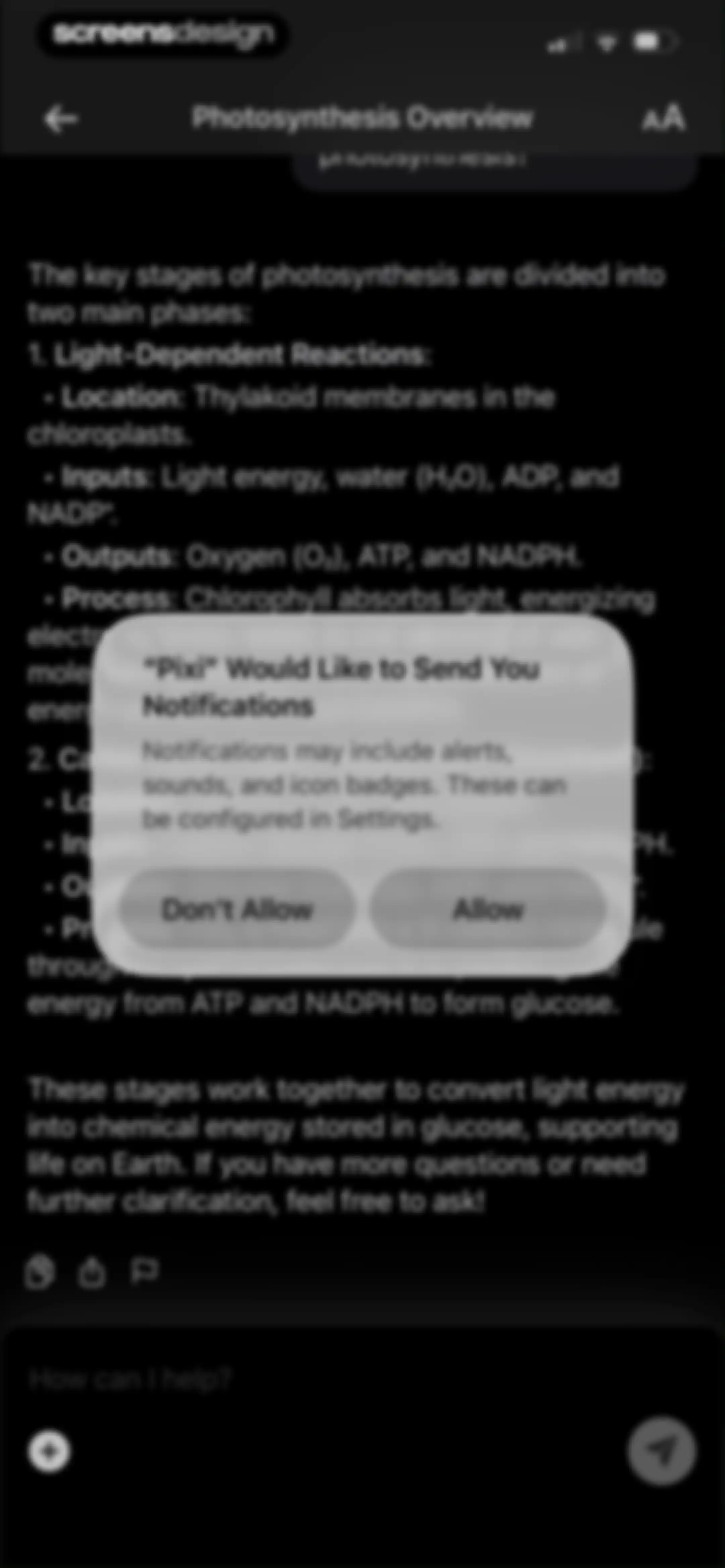 AI Chatbot: Pixi screen 39
