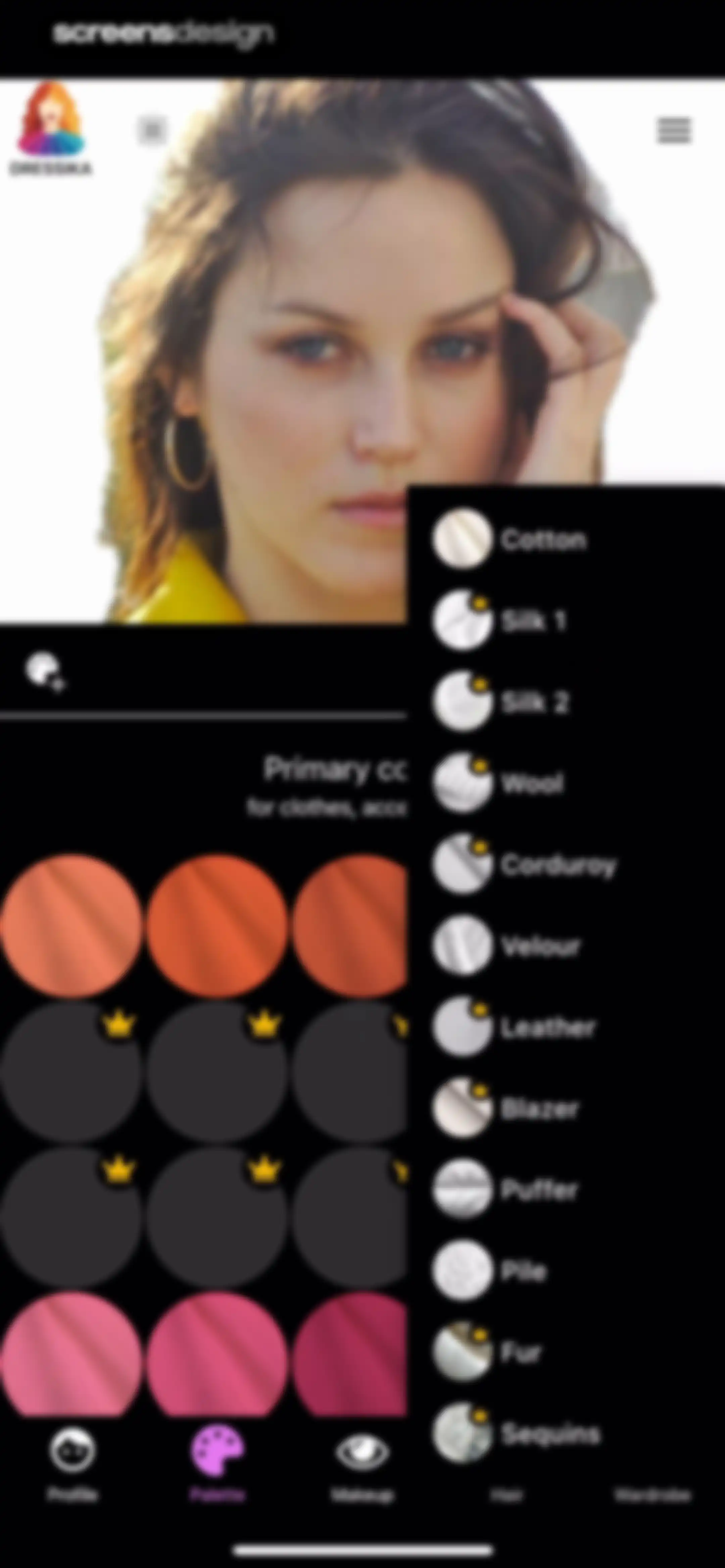 Color Analysis - Dressika screen 35