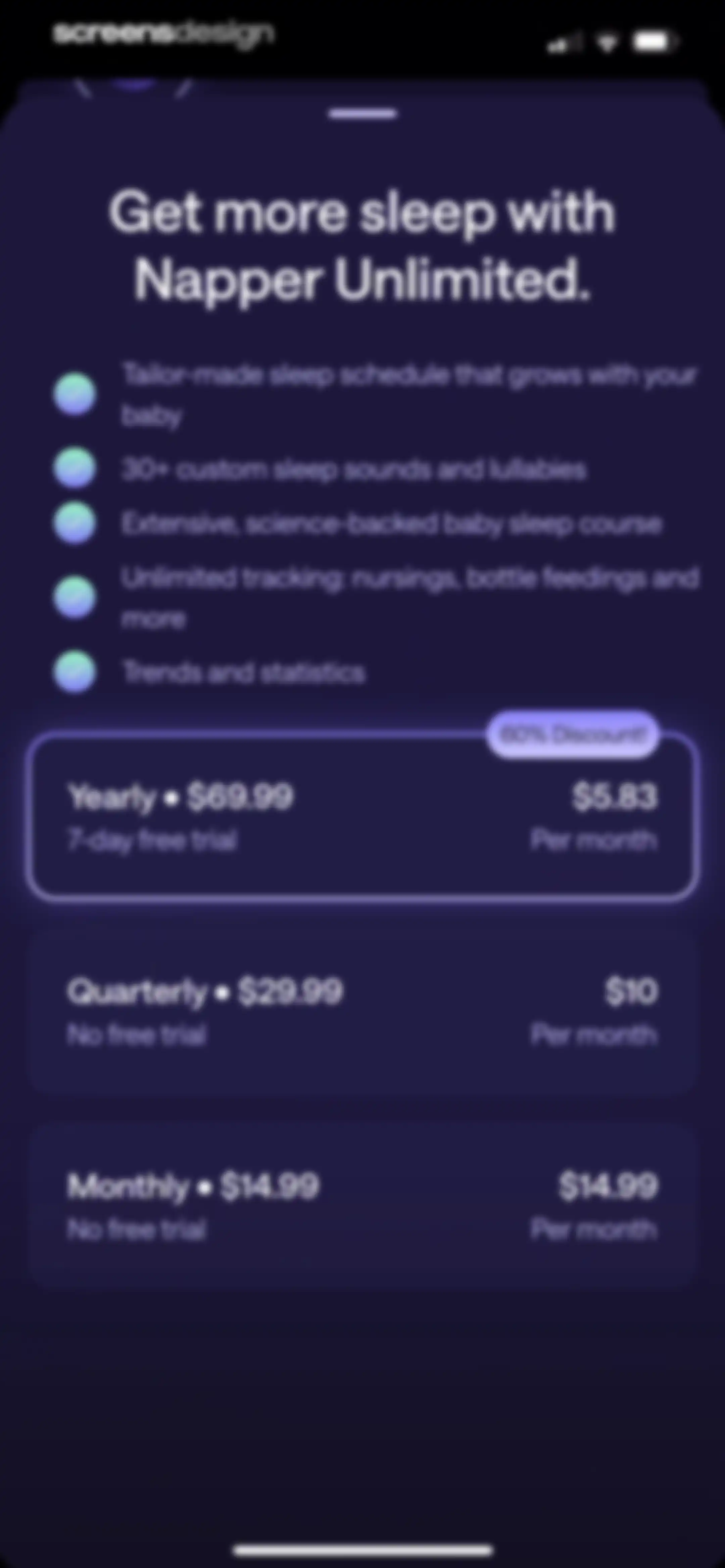 Napper: Baby Sleep Tracker screen 34