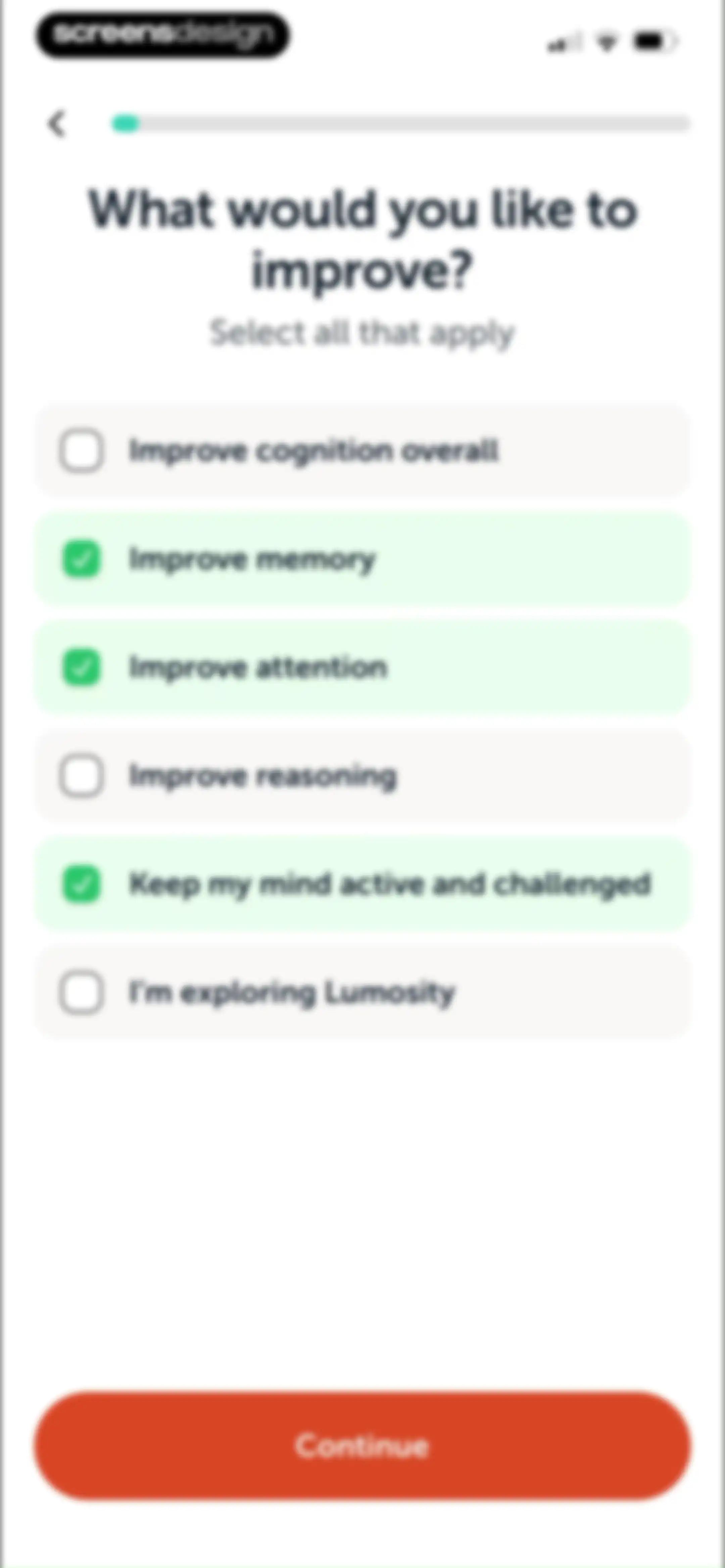 Lumosity: Brain Training Games screen 7