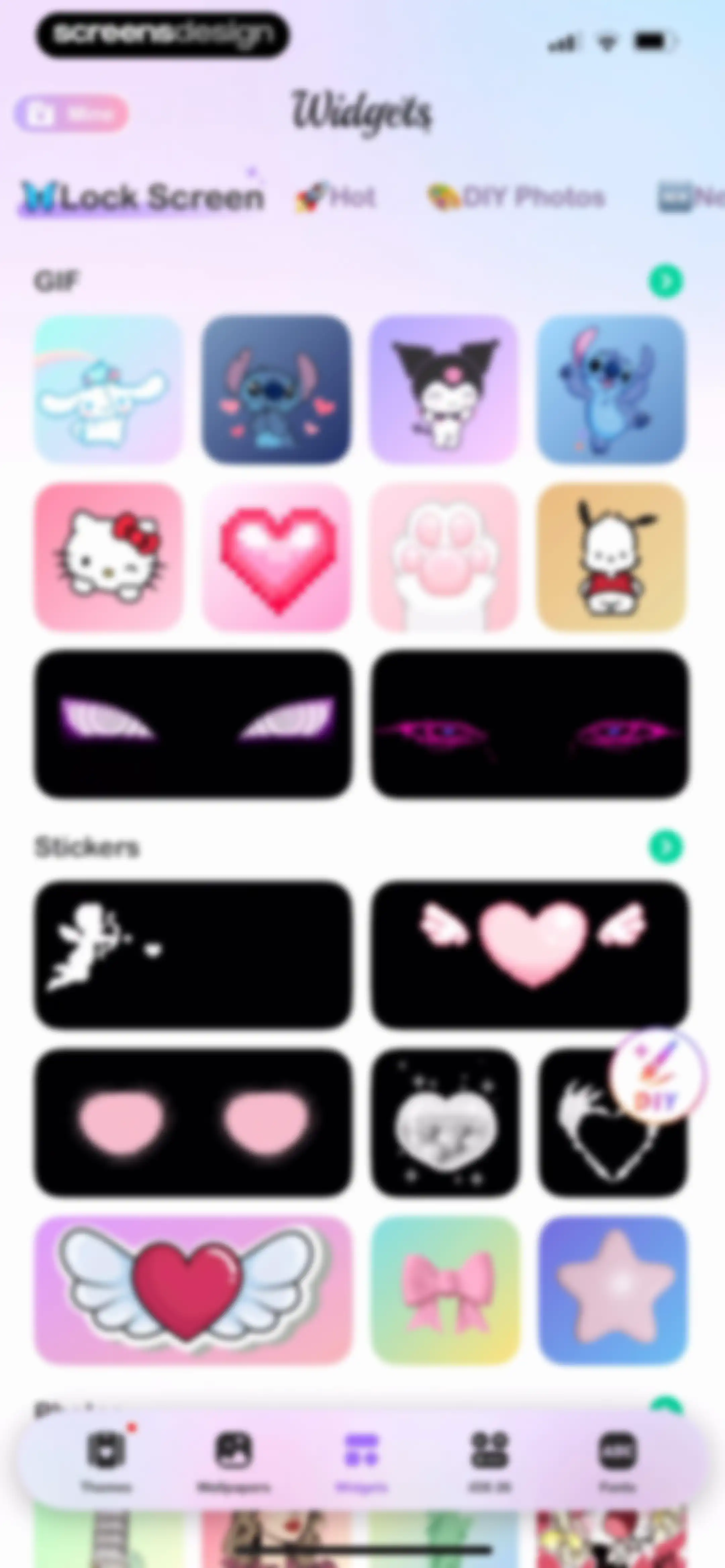 Cool Themes & Fonts: Cute Text screen 93