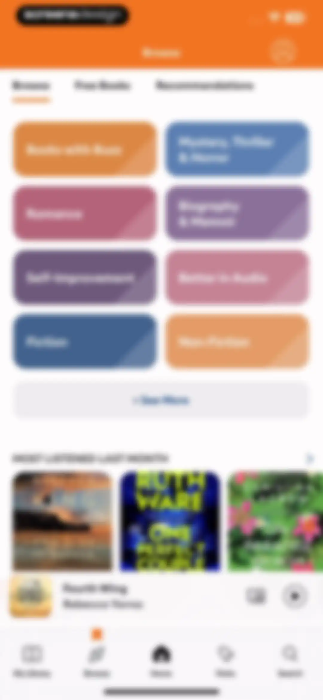 Audiobooks.com: Get audiobooks screen 44