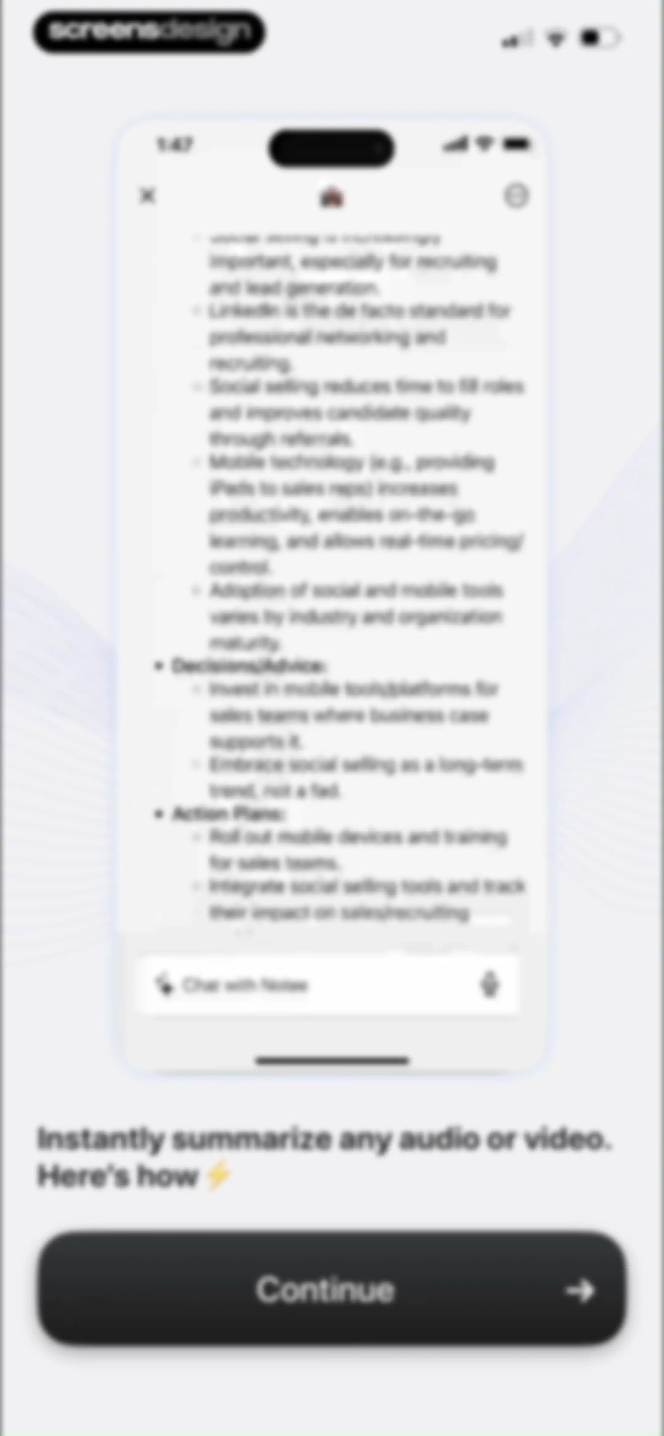 Notee: AI Note Taker screen 10