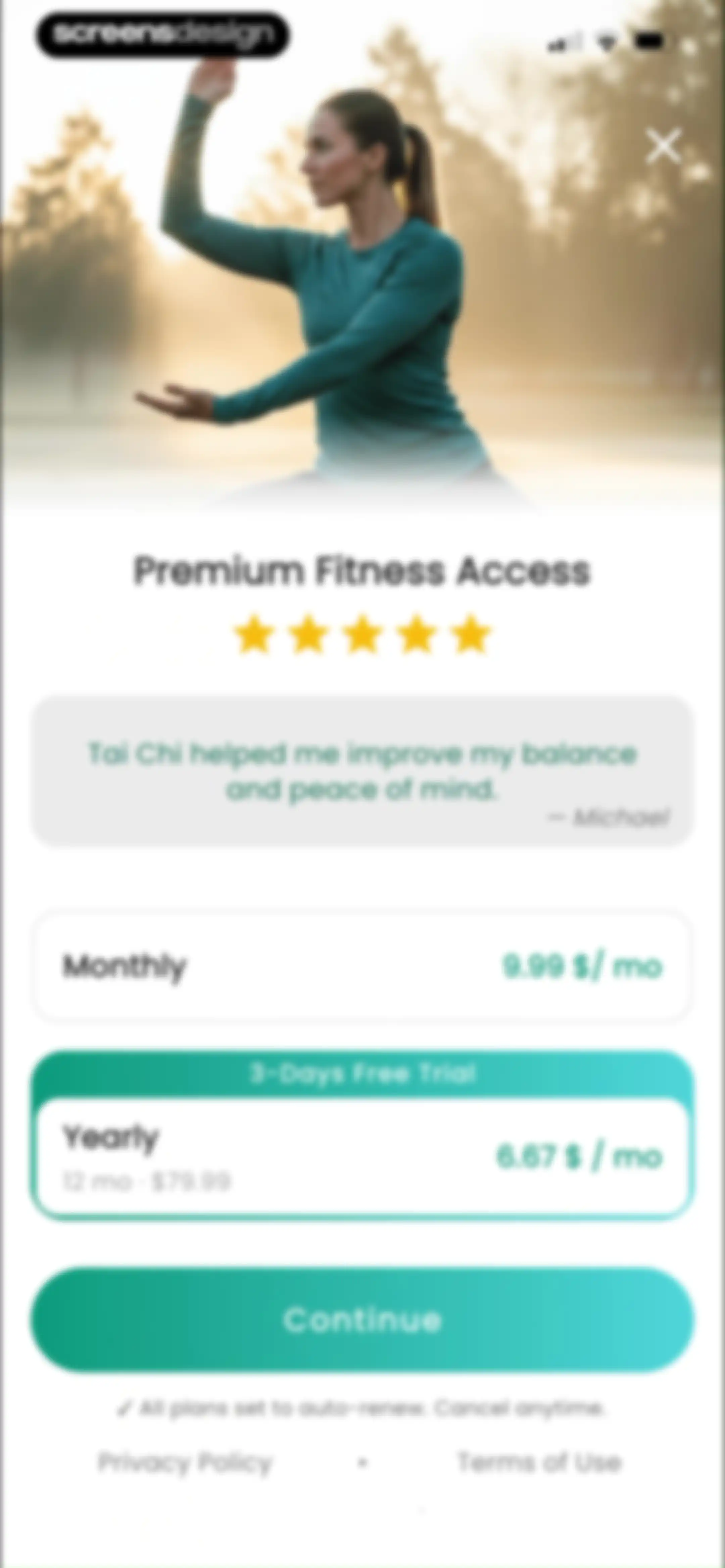 Tai Chi Walking : GentleFit screen 29