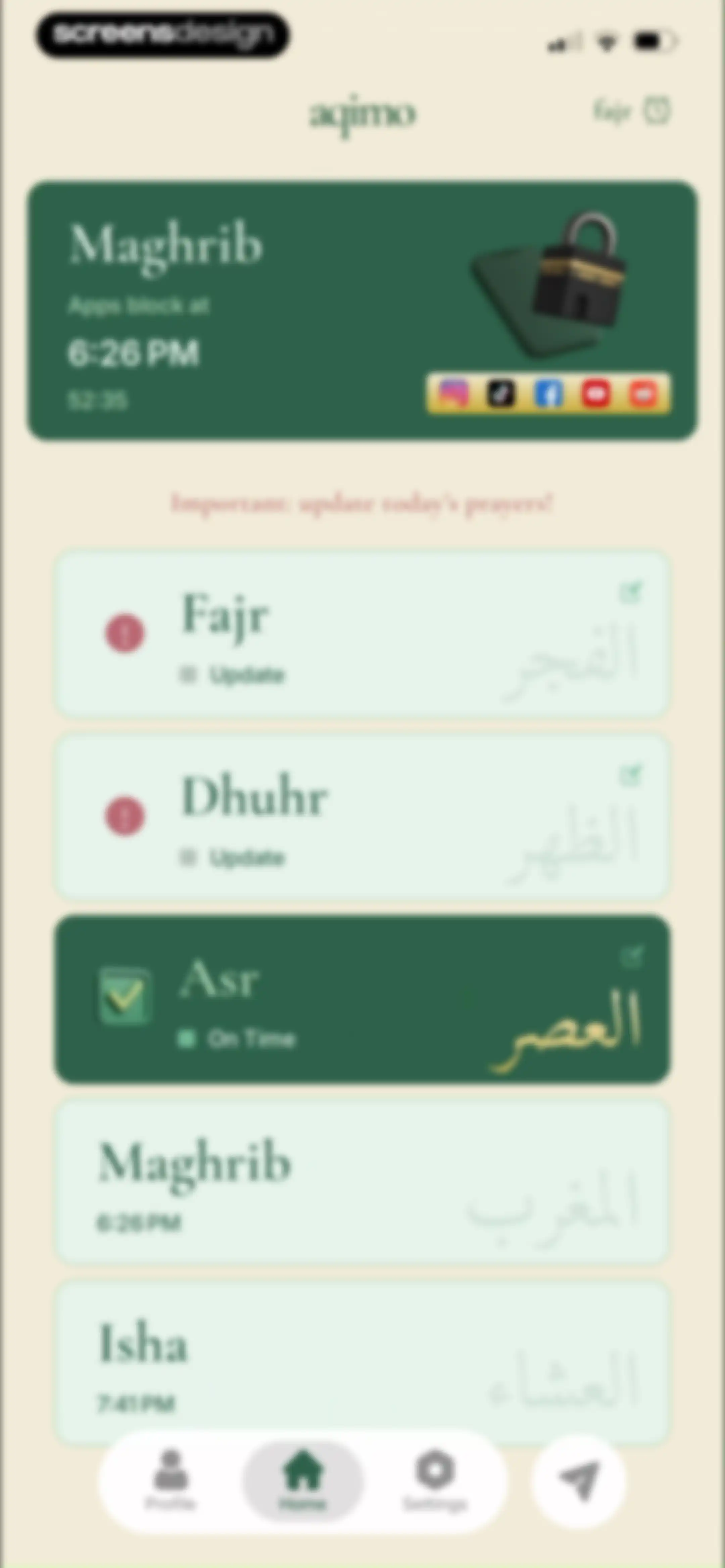Aqimo: Salah Focus screen 47