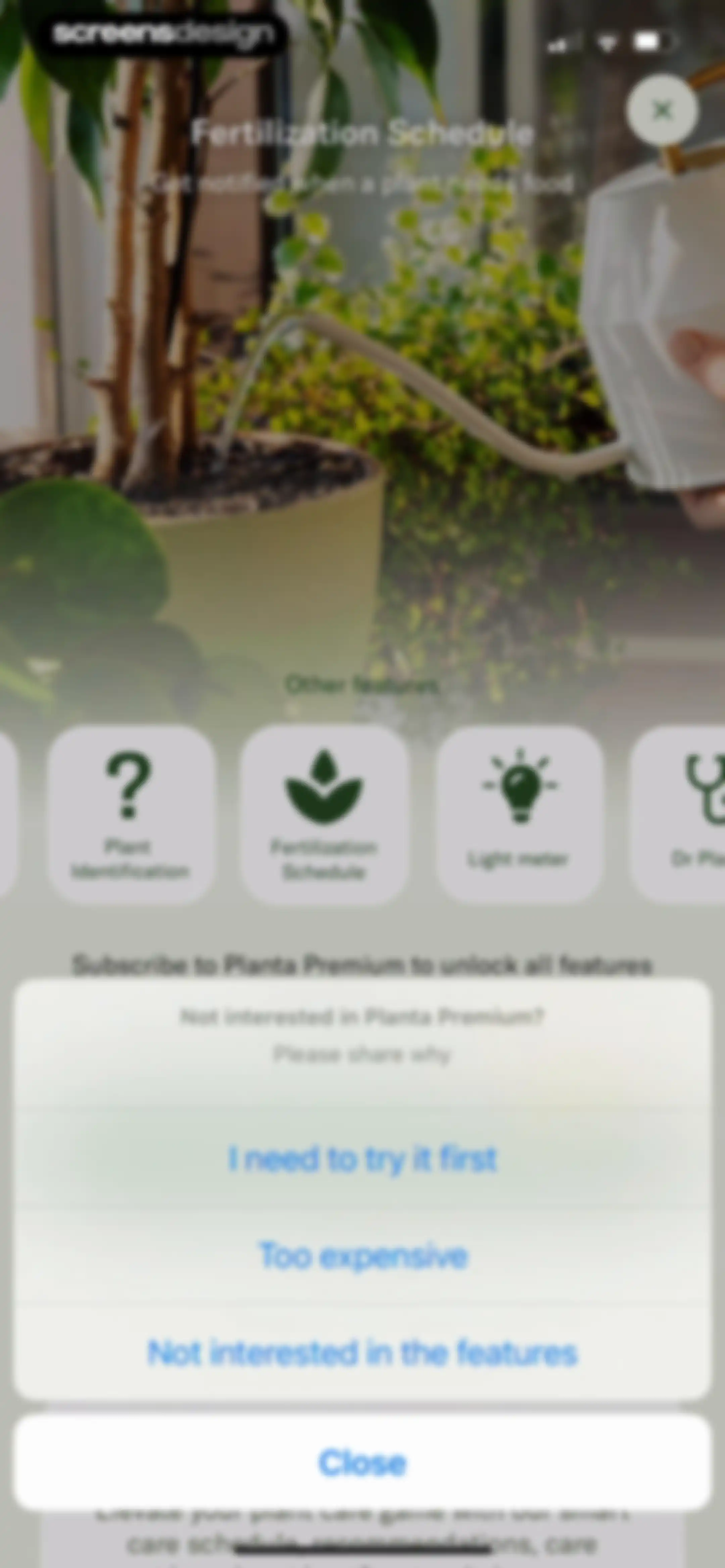 Planta: Plant & Garden Care screen 51