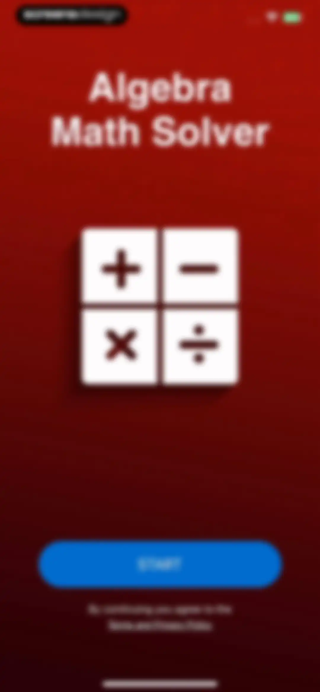 Algebra Math Solver screen 1