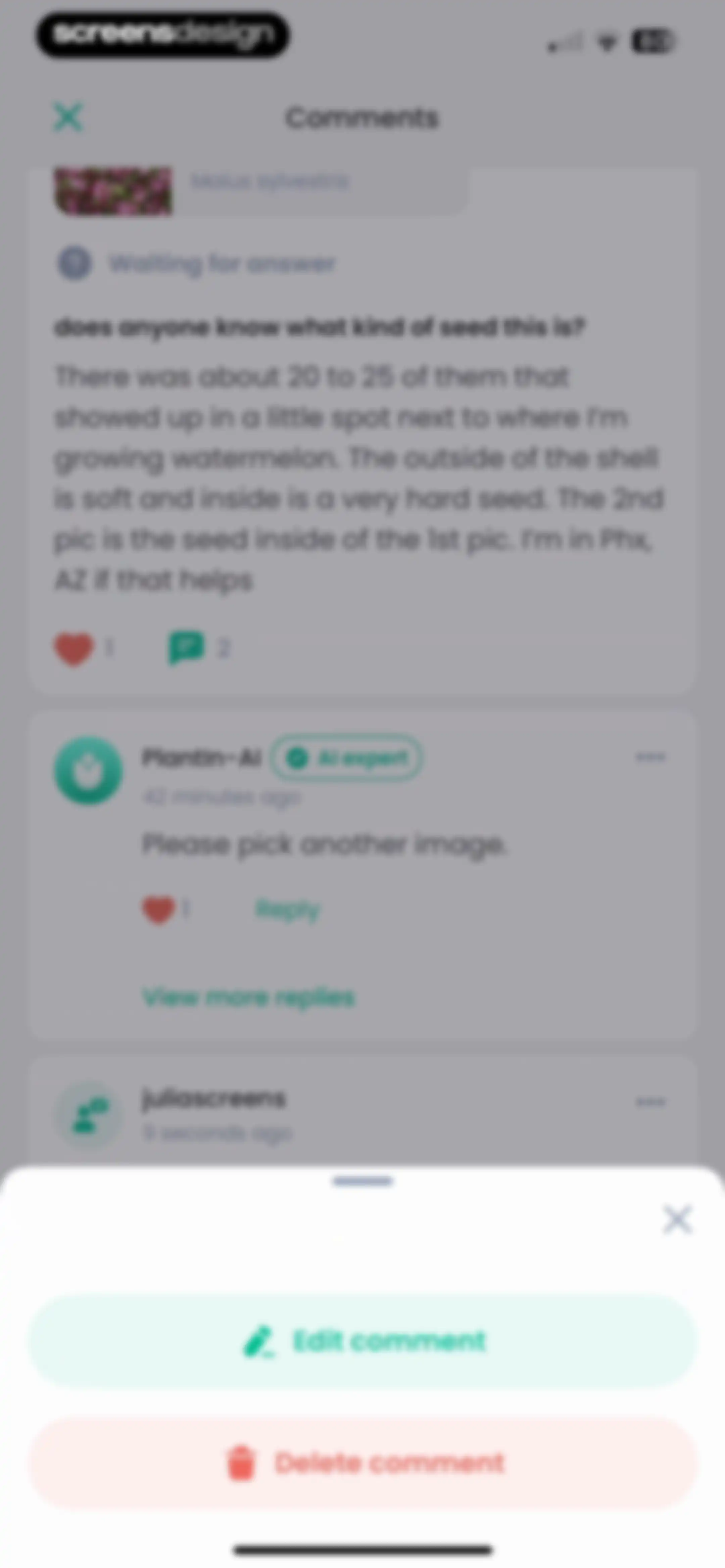 PlantIn: Plant Identifier・Care screen 130