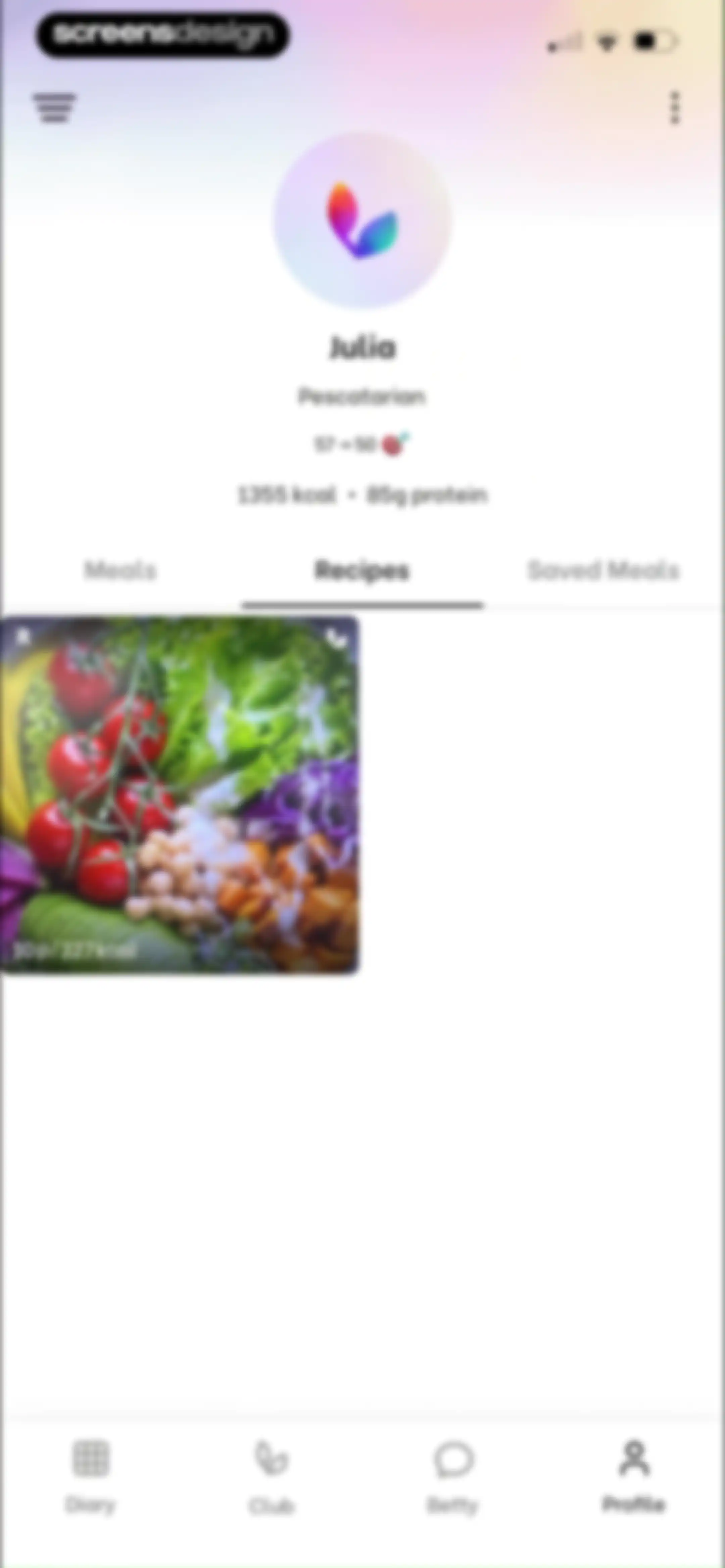 EatBetter: AI Food Journal screen 135