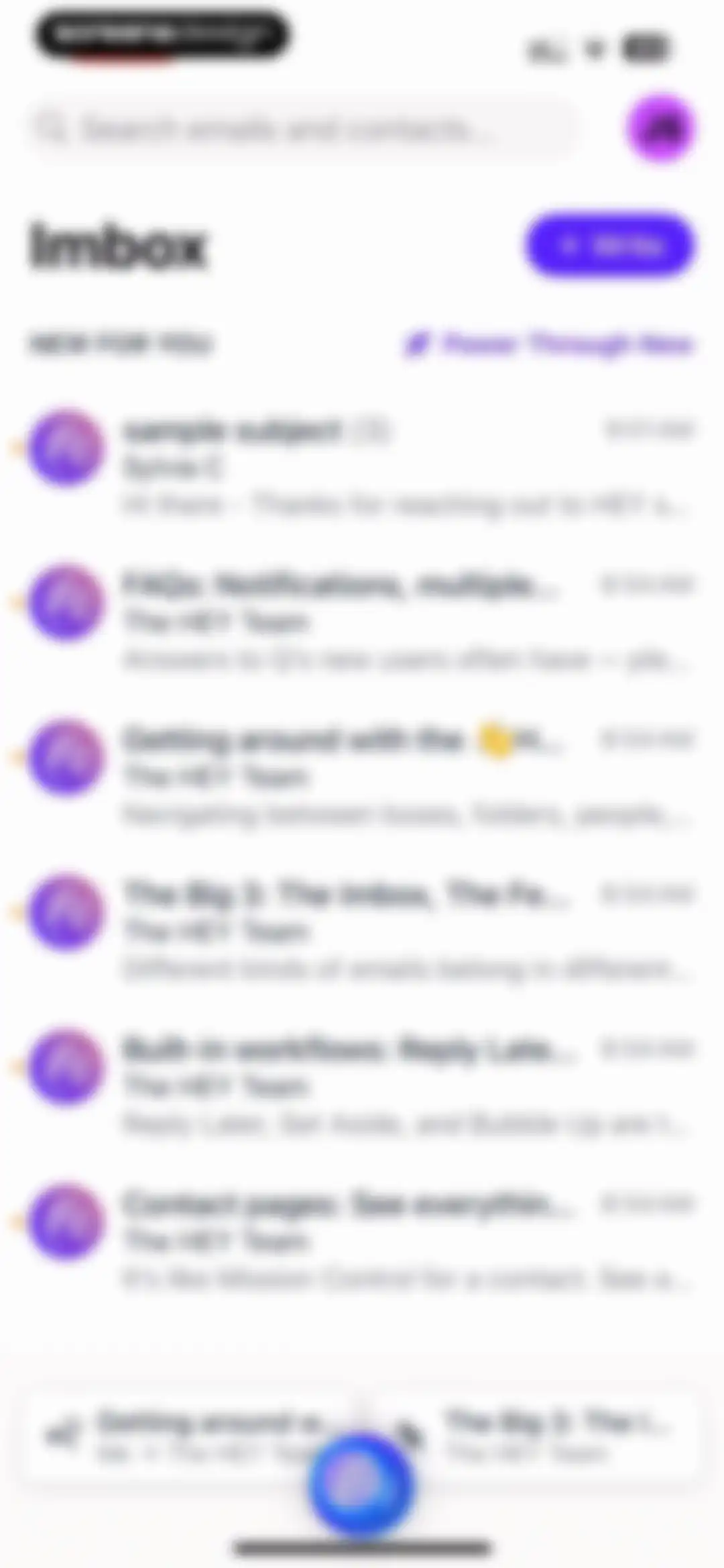 HEY Email screen 63