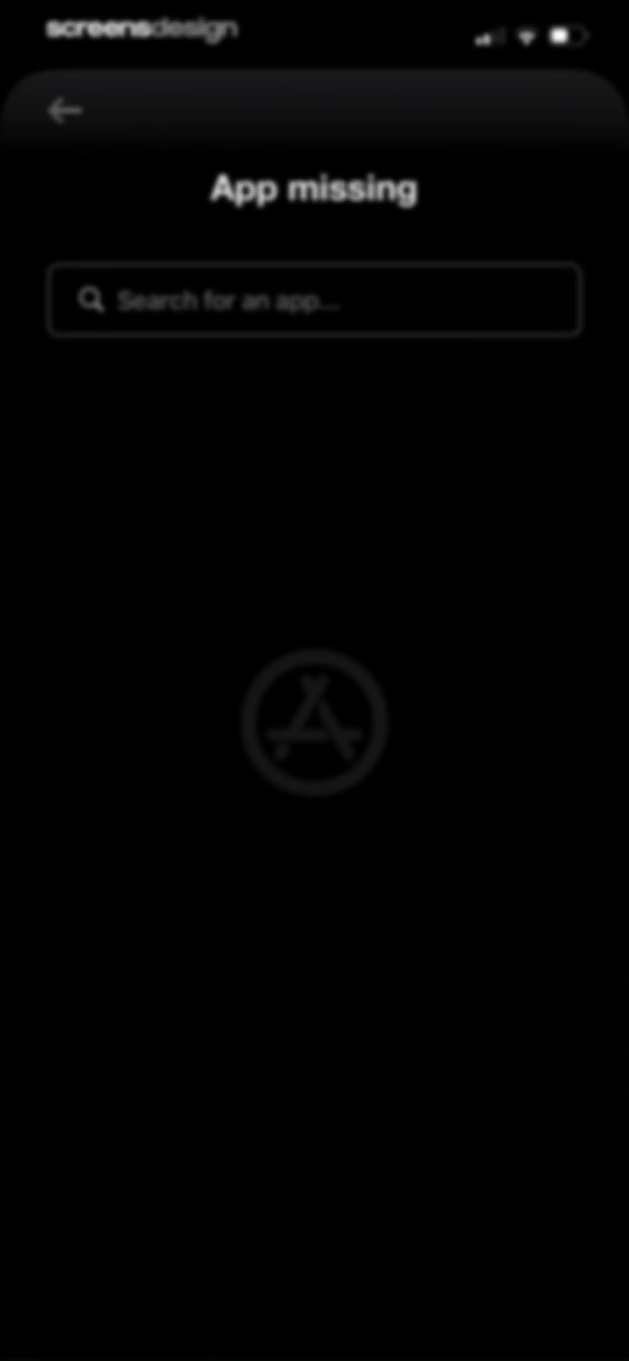 Blank Spaces Launcher screen 33