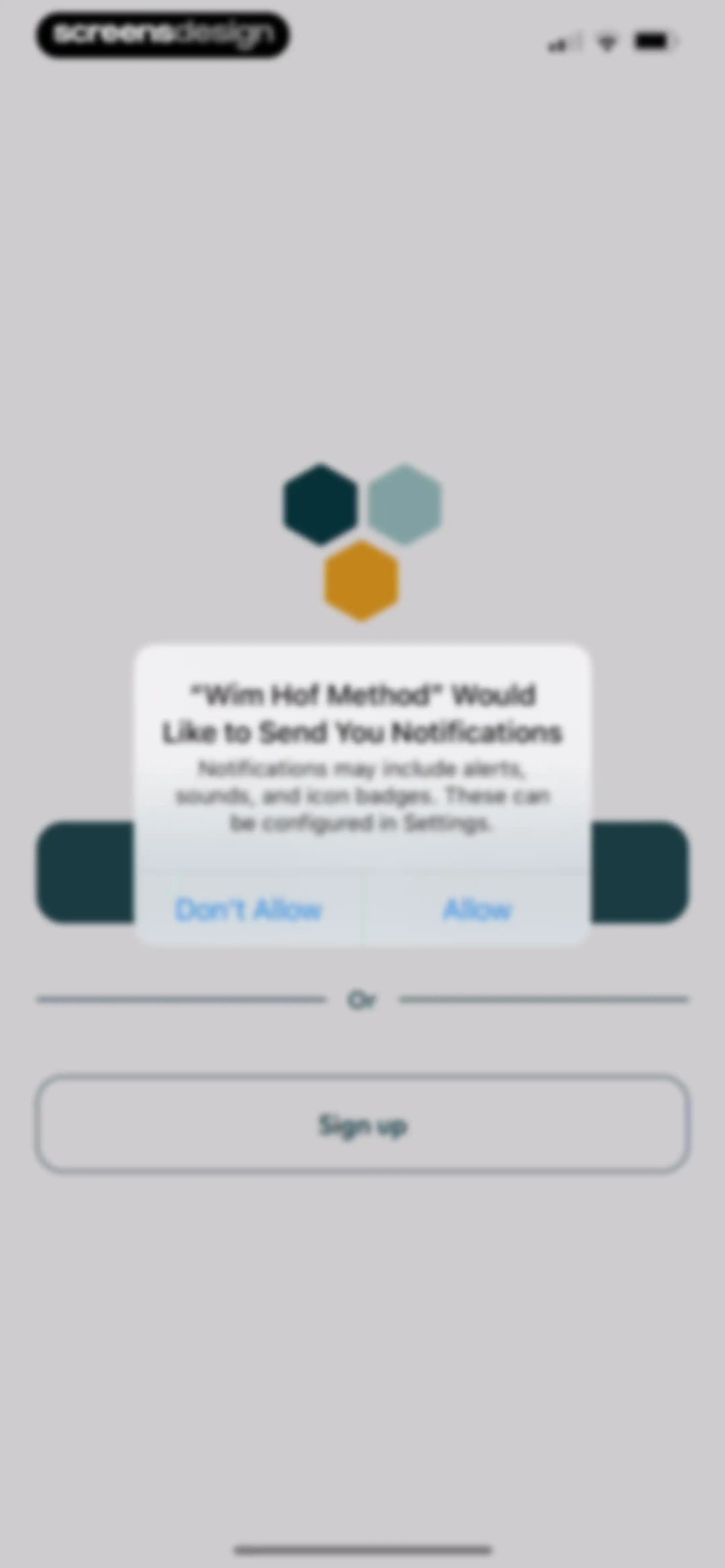 Wim Hof Method: Breathwork screen 2