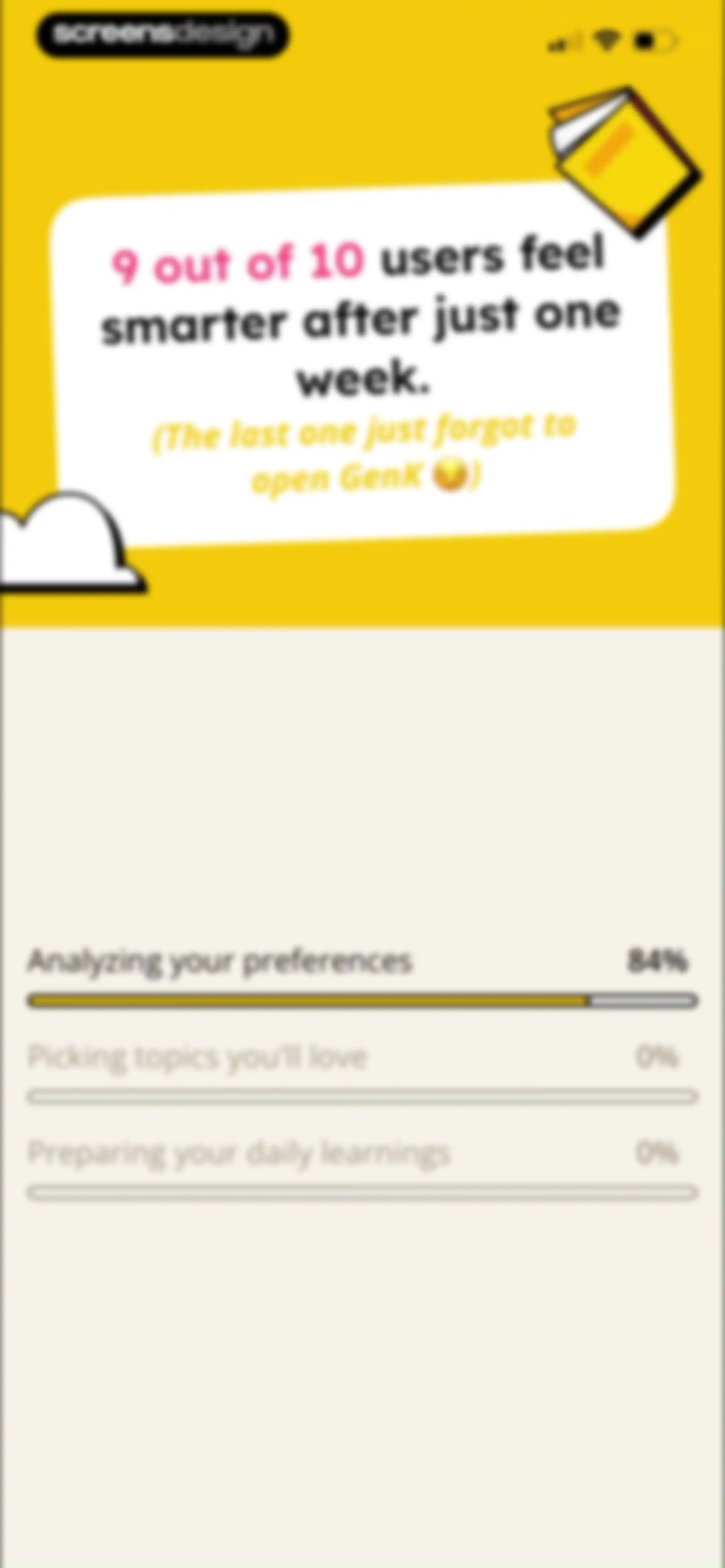 GenK: Daily Learning & Quiz screen 15