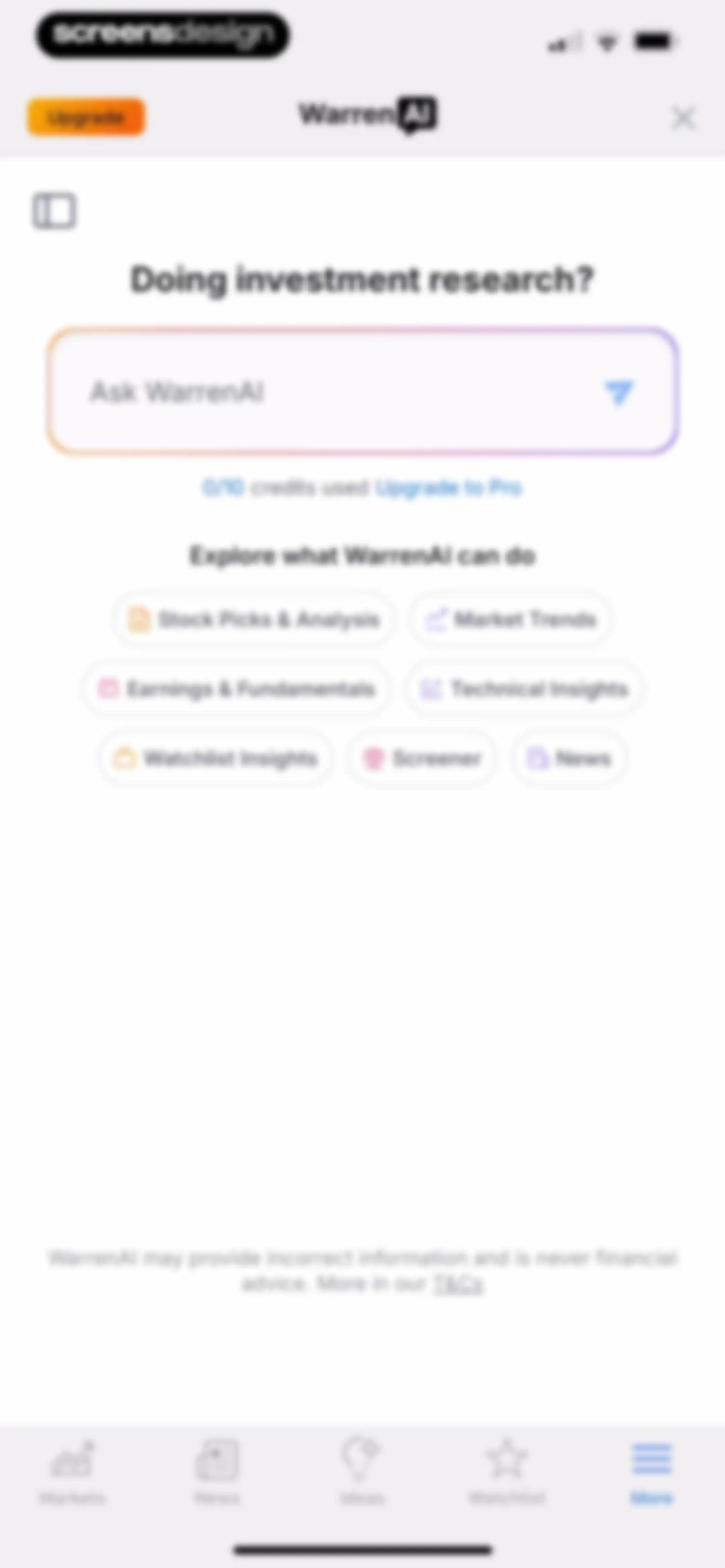 Investing.com: Stock Market screen 133