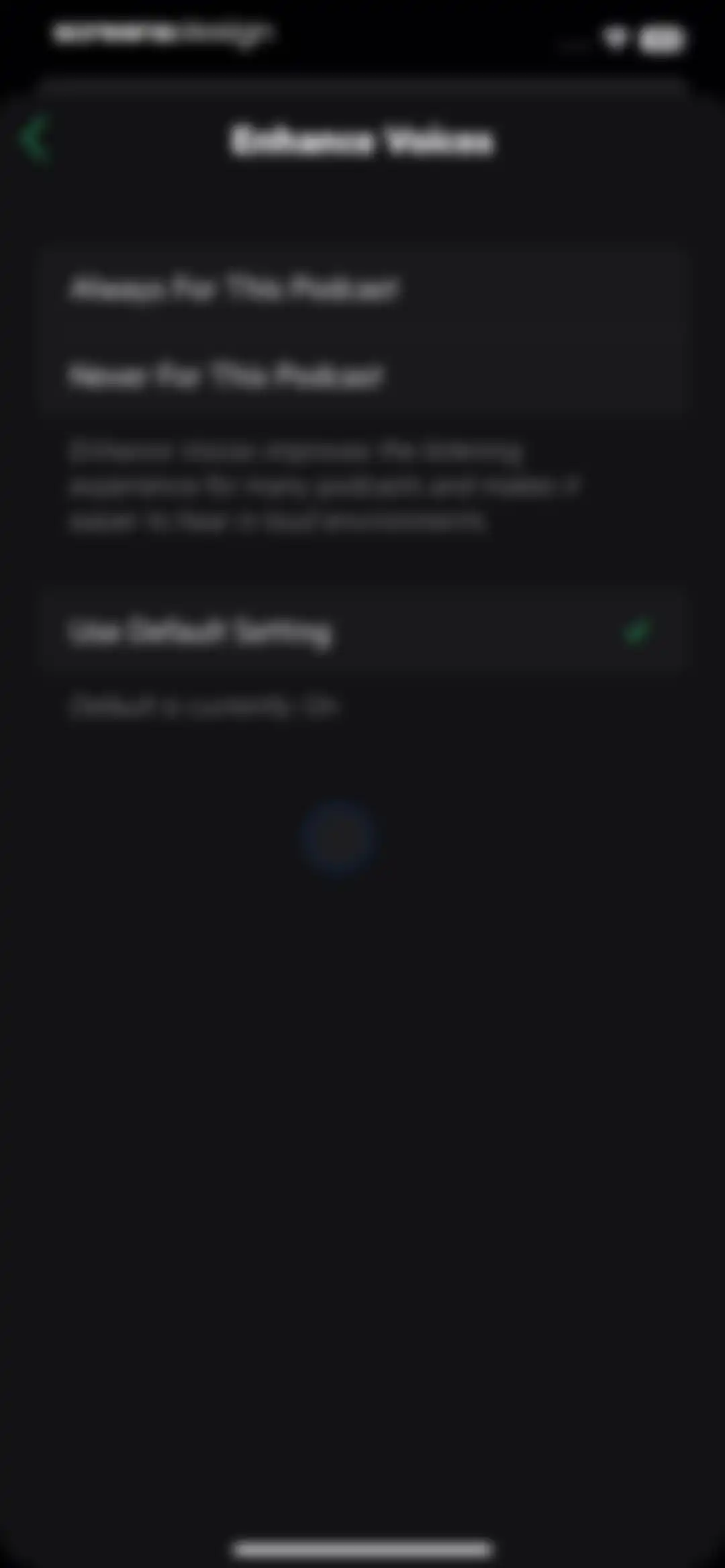 Castro: Podcast App & Player screen 37