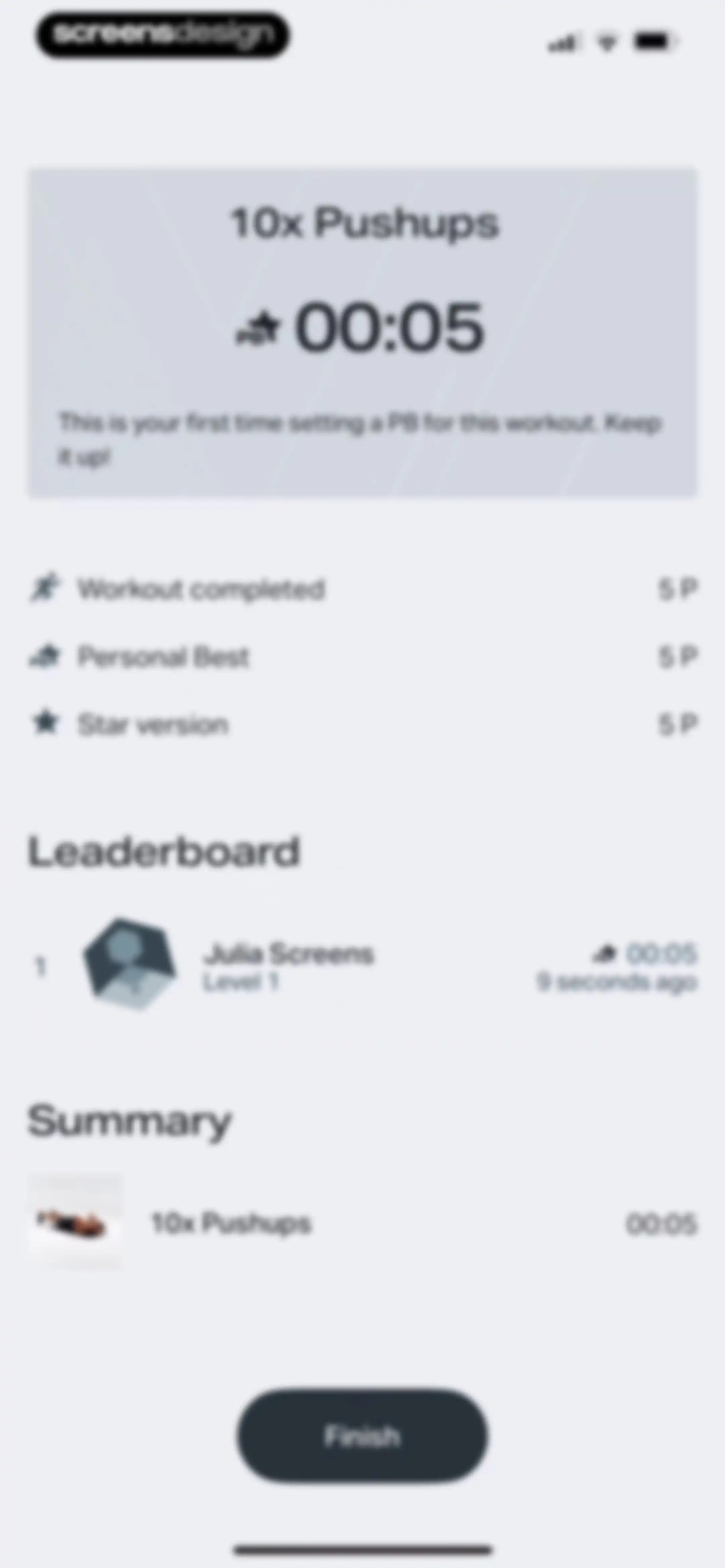 Freeletics: Workouts & Fitness screen 139
