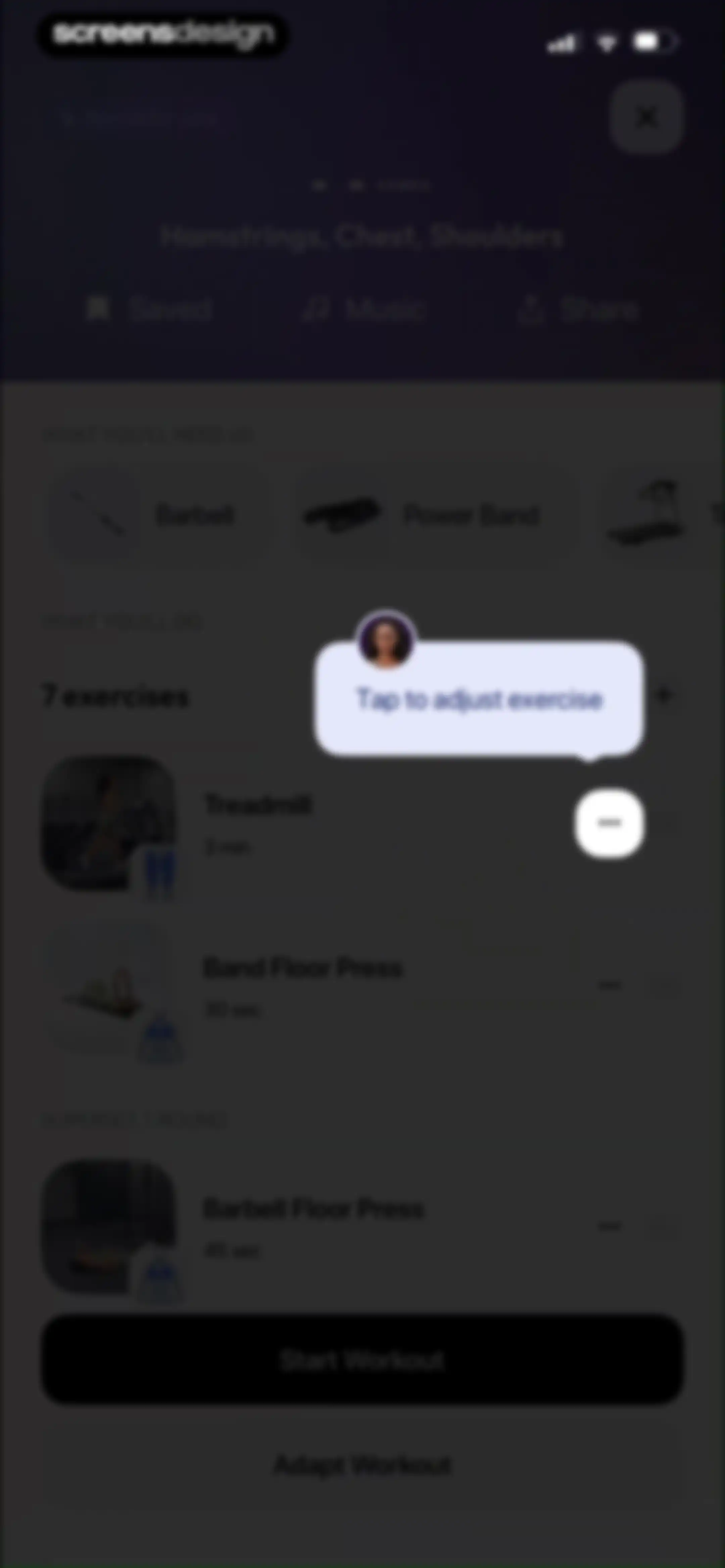 Zing AI: Home & Gym Workouts screen 93