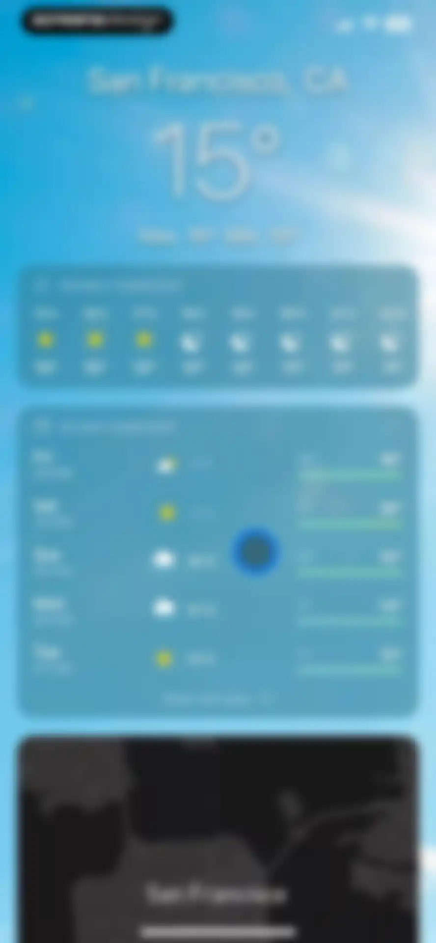 Weather Pro · Radar Alerts screen 6