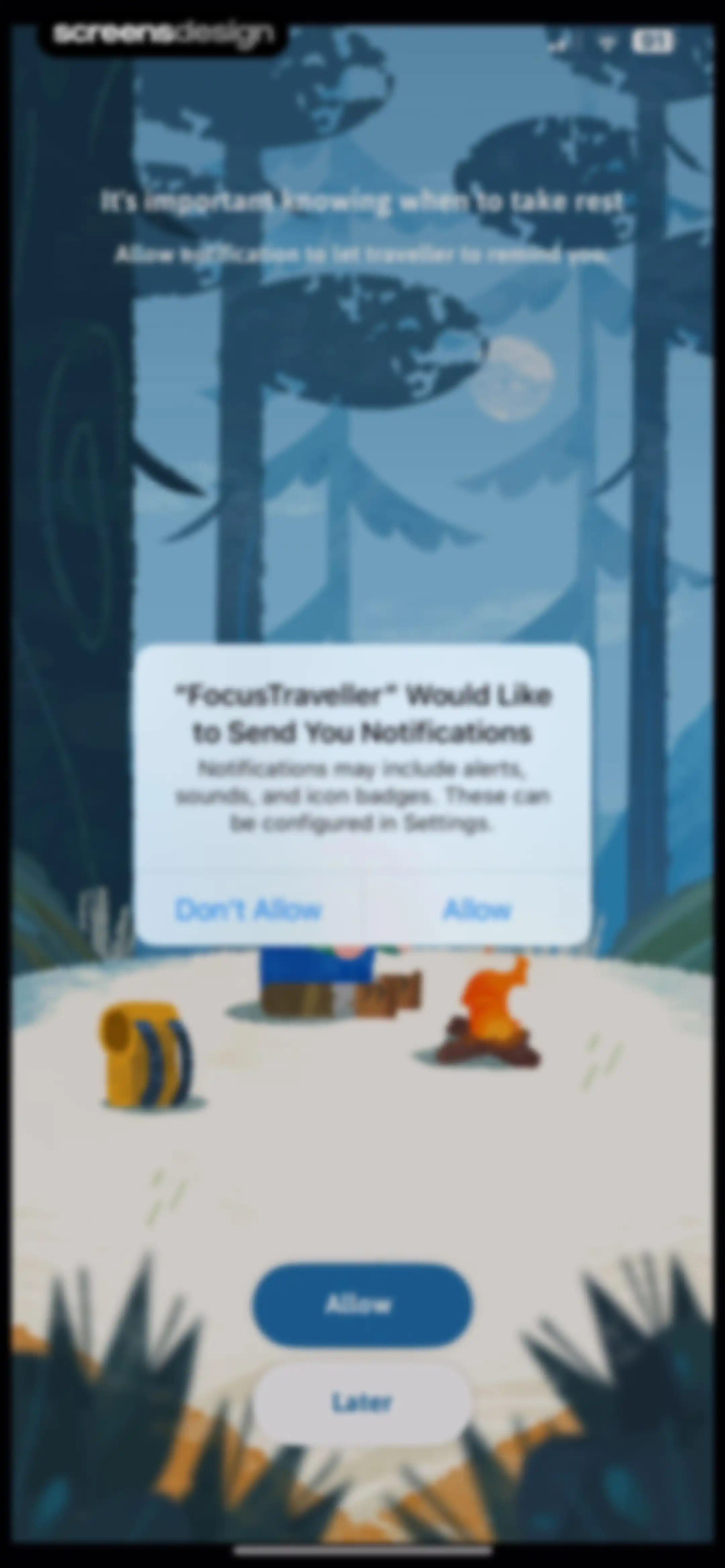 Focus Traveller - Flow Timer screen 4