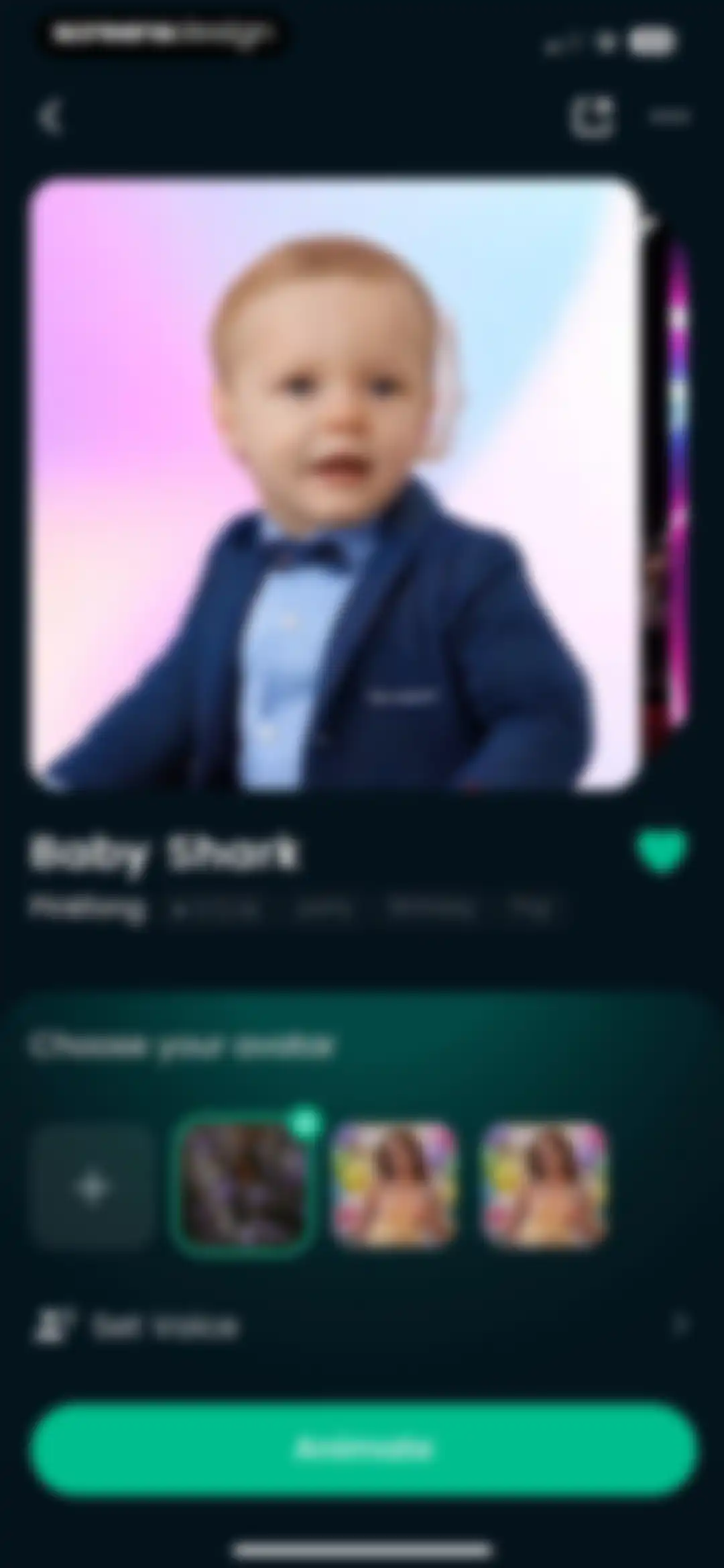DreamFace: AI Video Generator screen 67