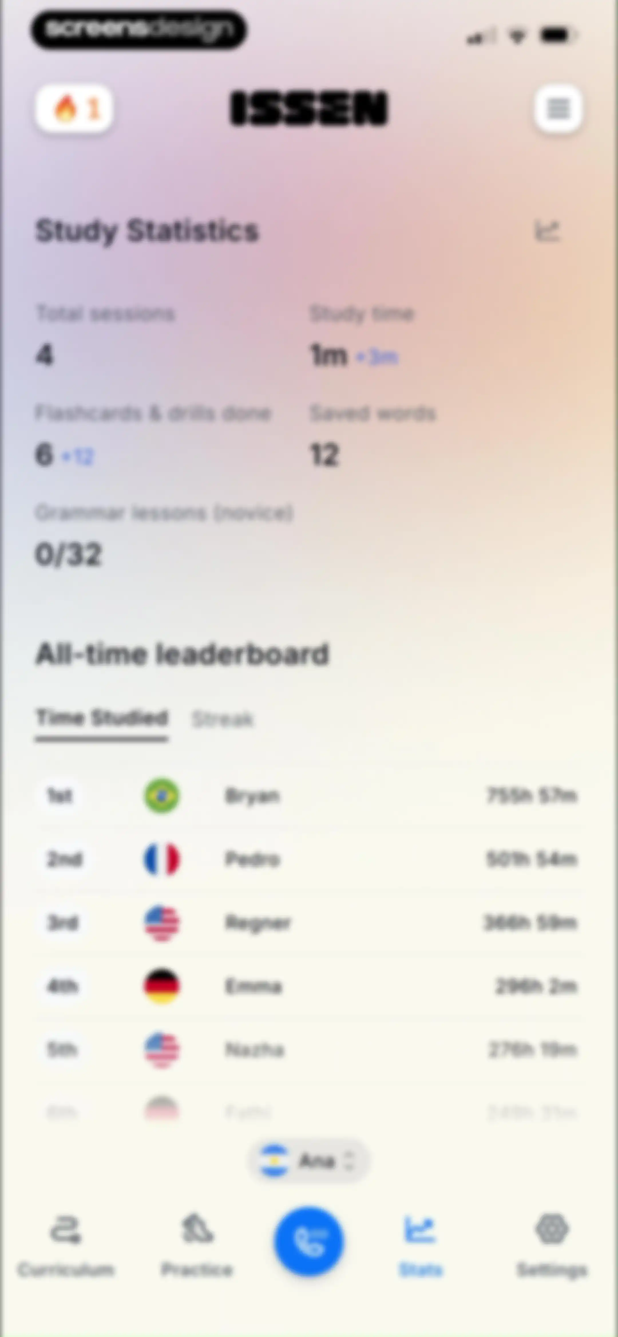 ISSEN - Voice Tutor screen 63
