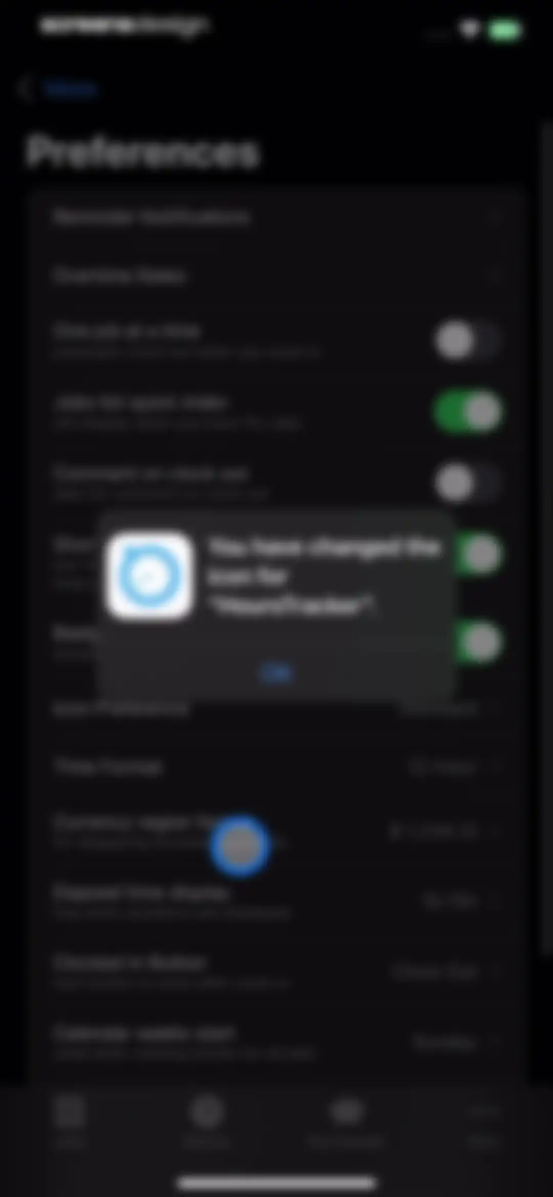 Hours Tracker: Time Tracking screen 51