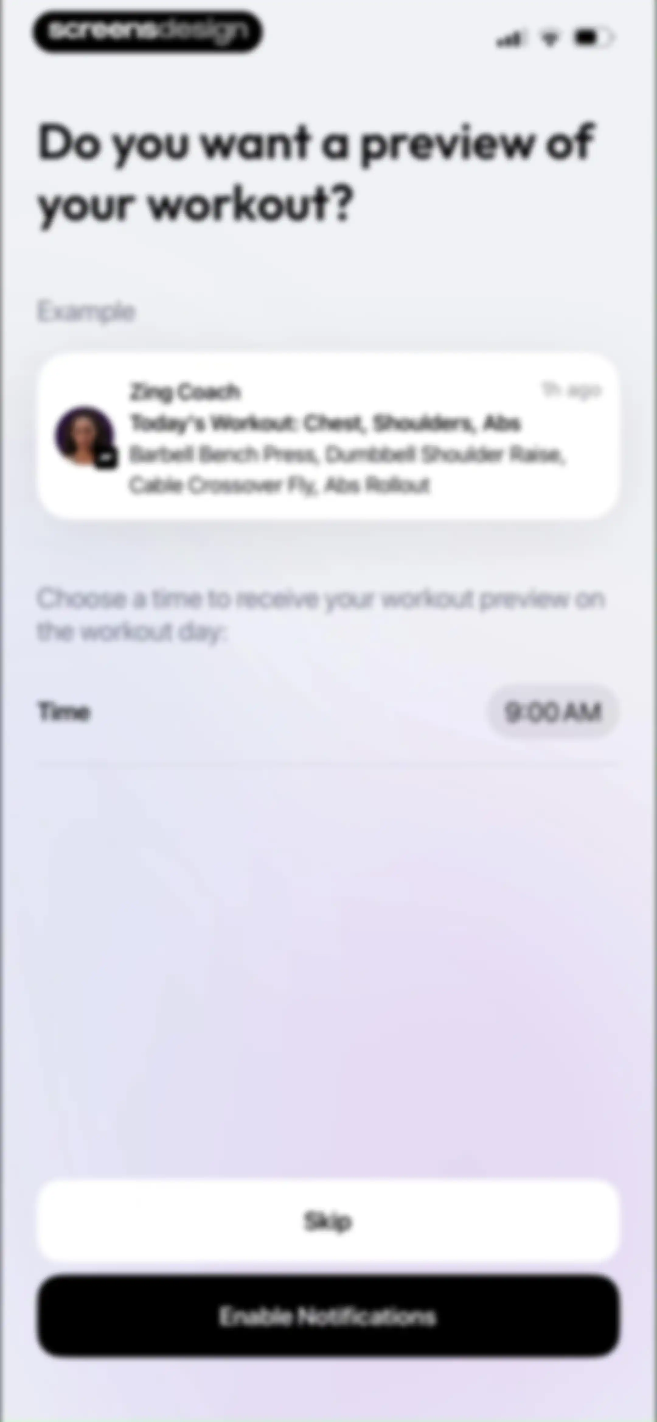 Zing AI: Home & Gym Workouts screen 11